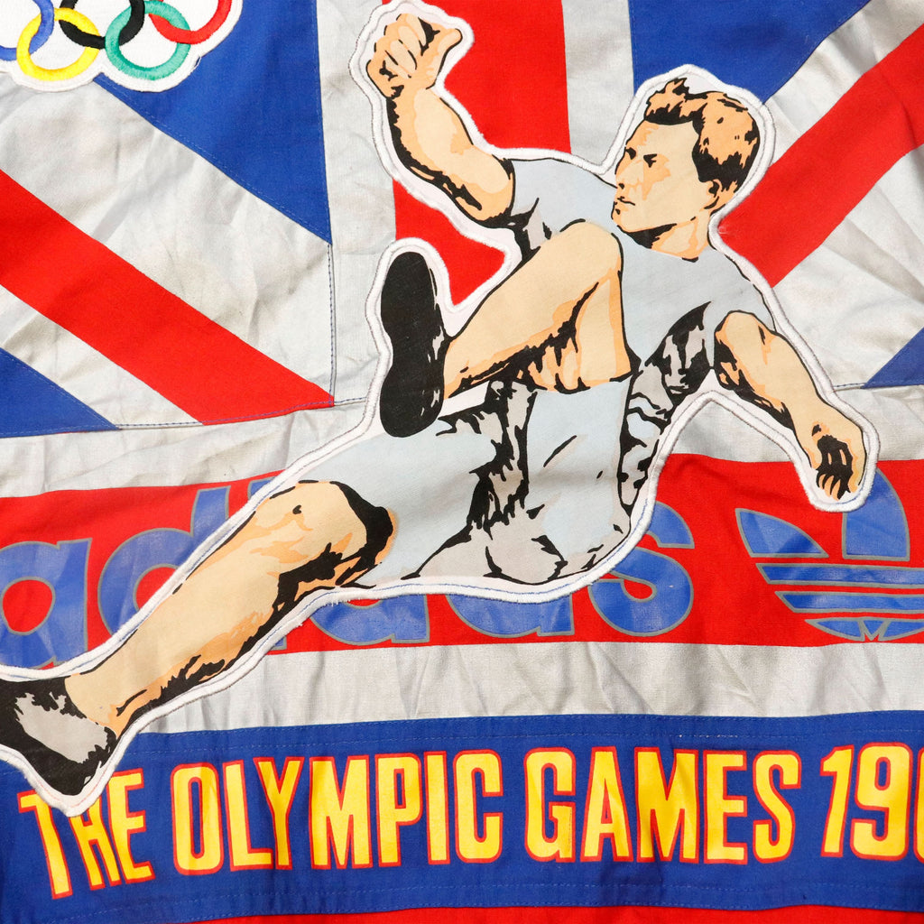 Vintage 80s Adidas London Olympic Games Crewneck Sweatshirt Size M