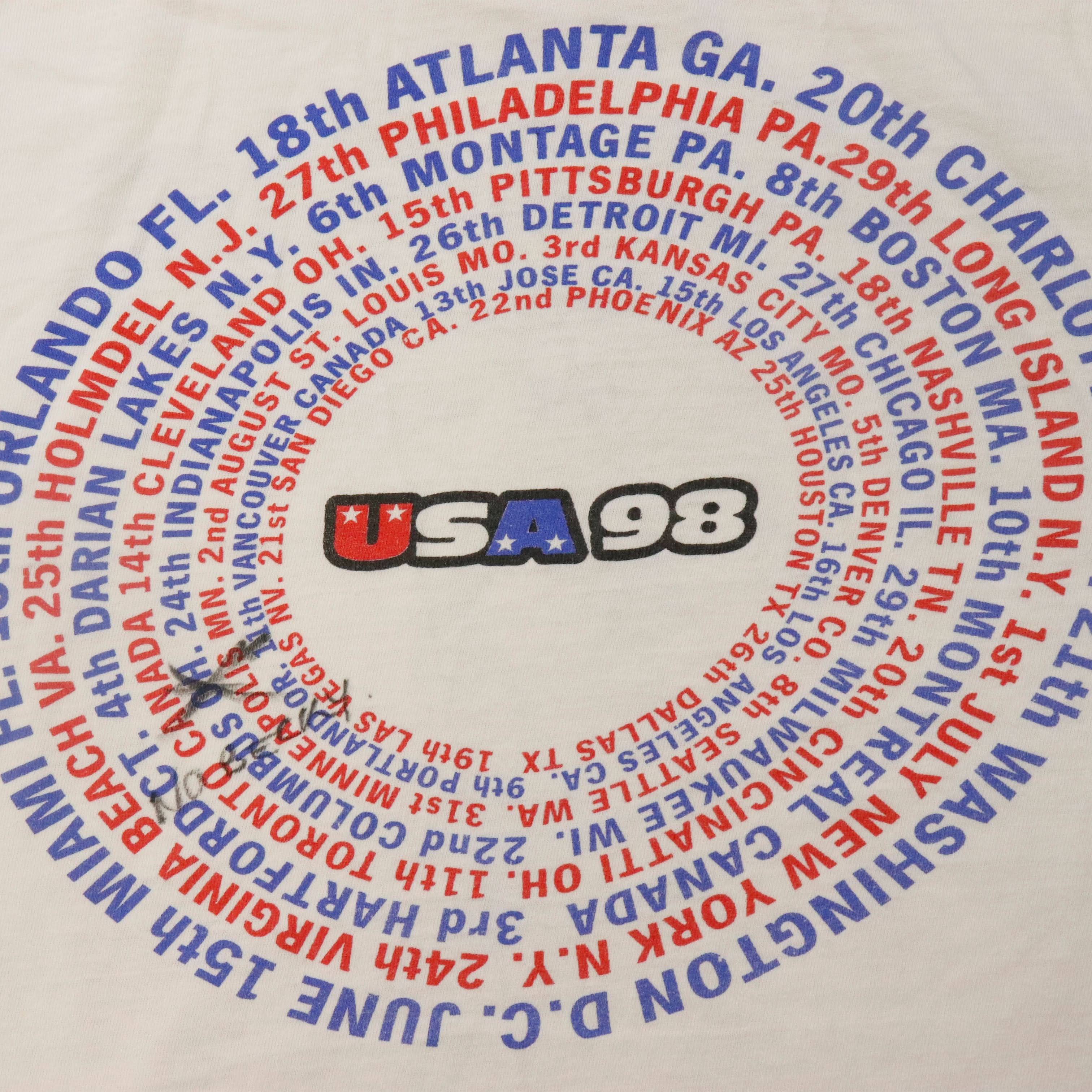 Vintage Spice Girls 1998 Union Jack Graphic T-Shirt Size N/A