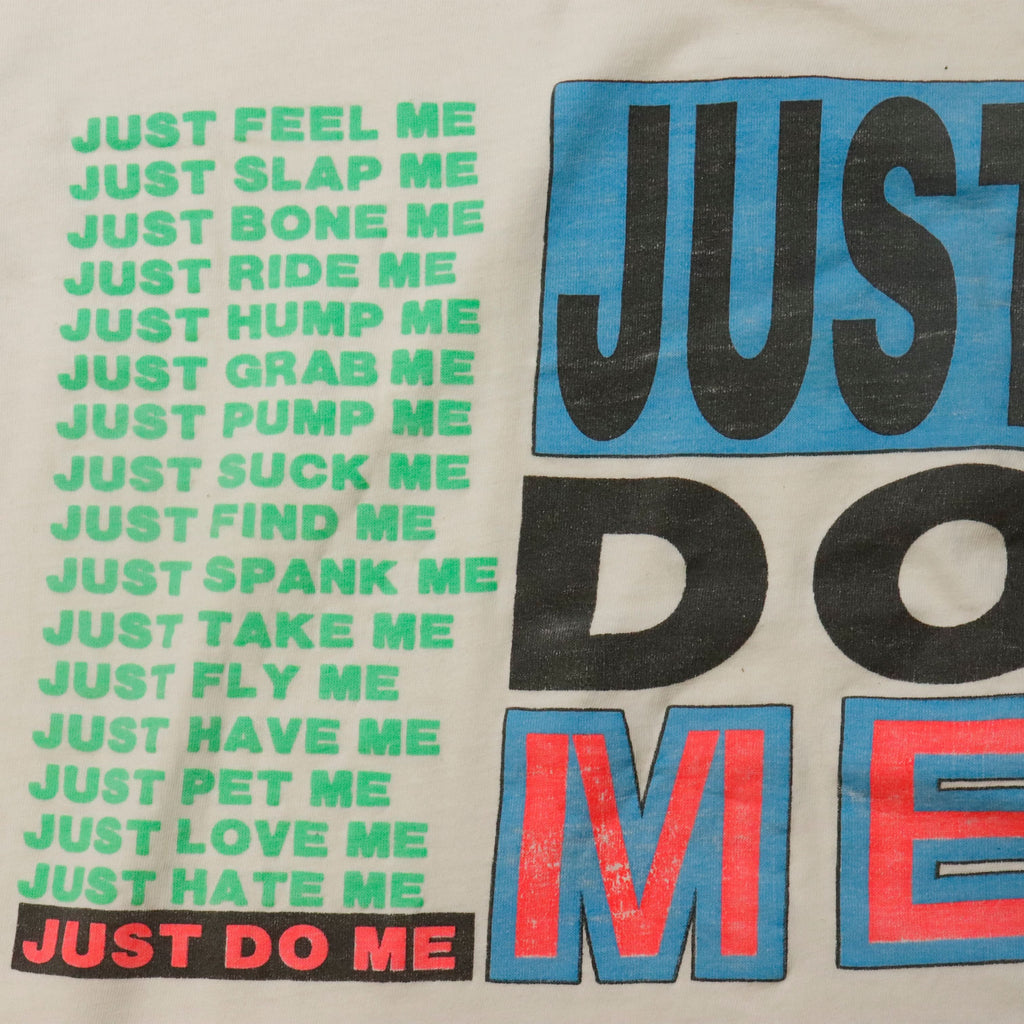 Vintage 90s spoof Just Do Me Graphic T-Shirt Size L