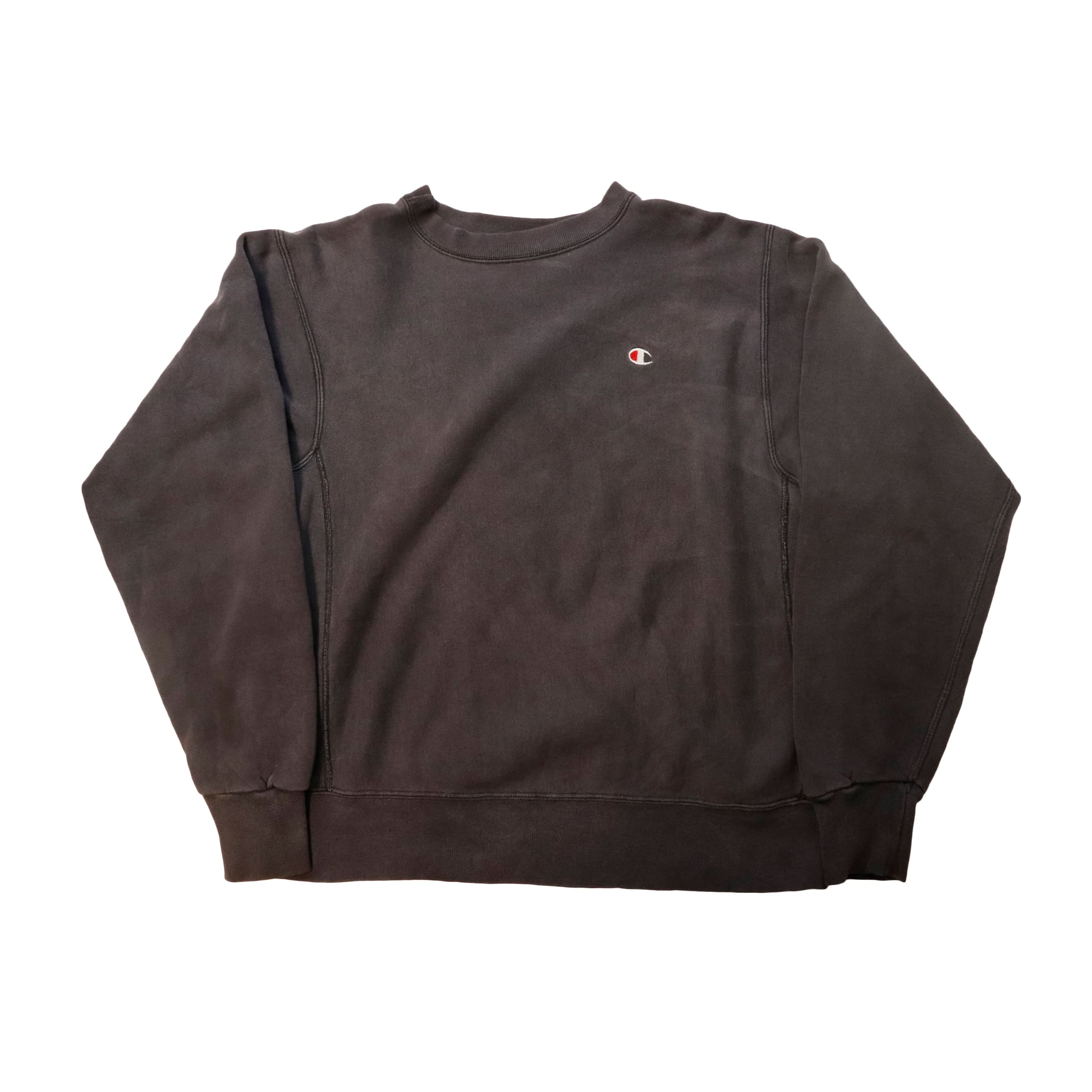 Vintage 90s Champion Reverse Weave Small Logo Crewneck Sweatshirt Size M