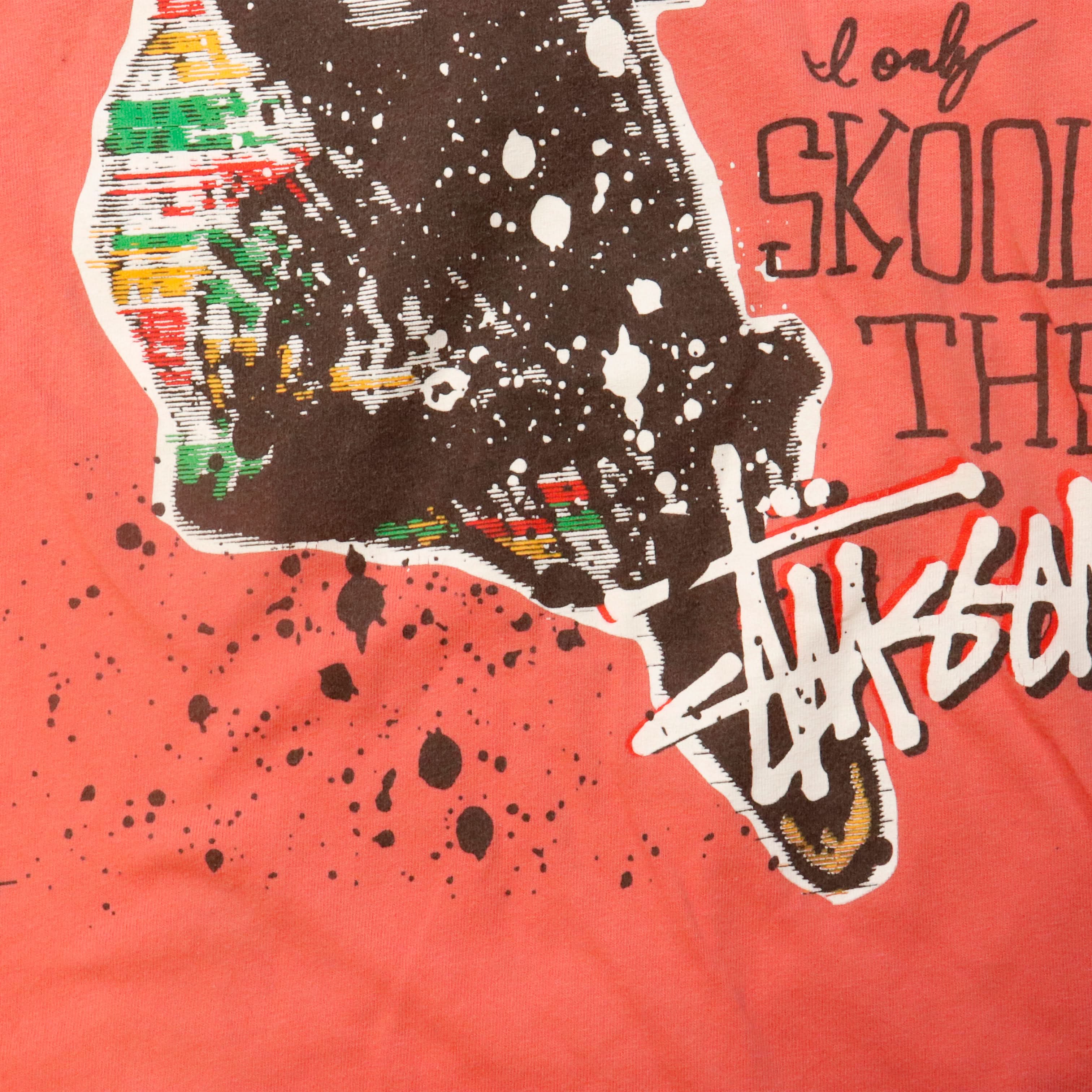 Vintage 90s Stussy Graphic Print T-Shirt Size XL