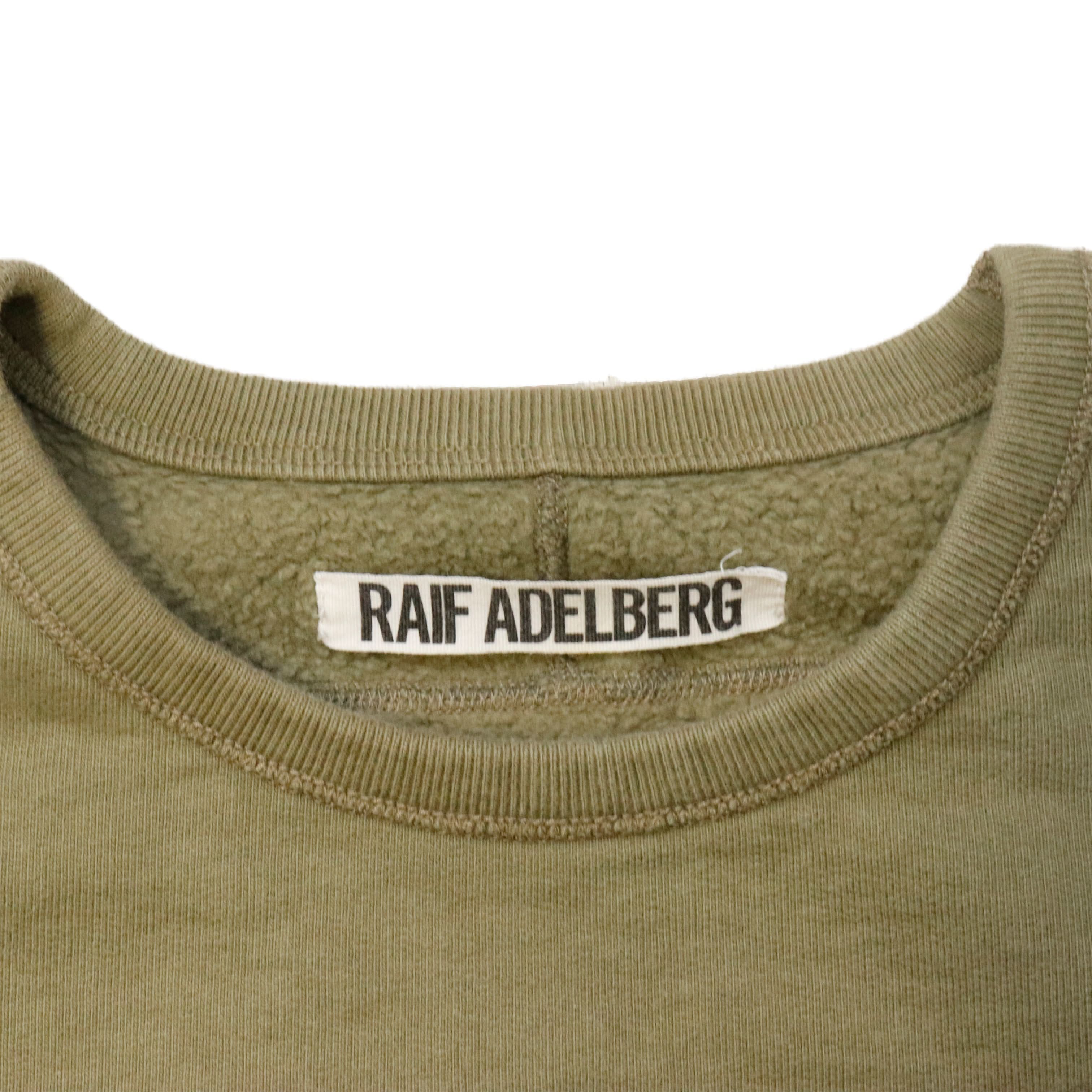 Vintage Raif Adelberg Fleece-Lined Crewneck Sweatshirt Size M