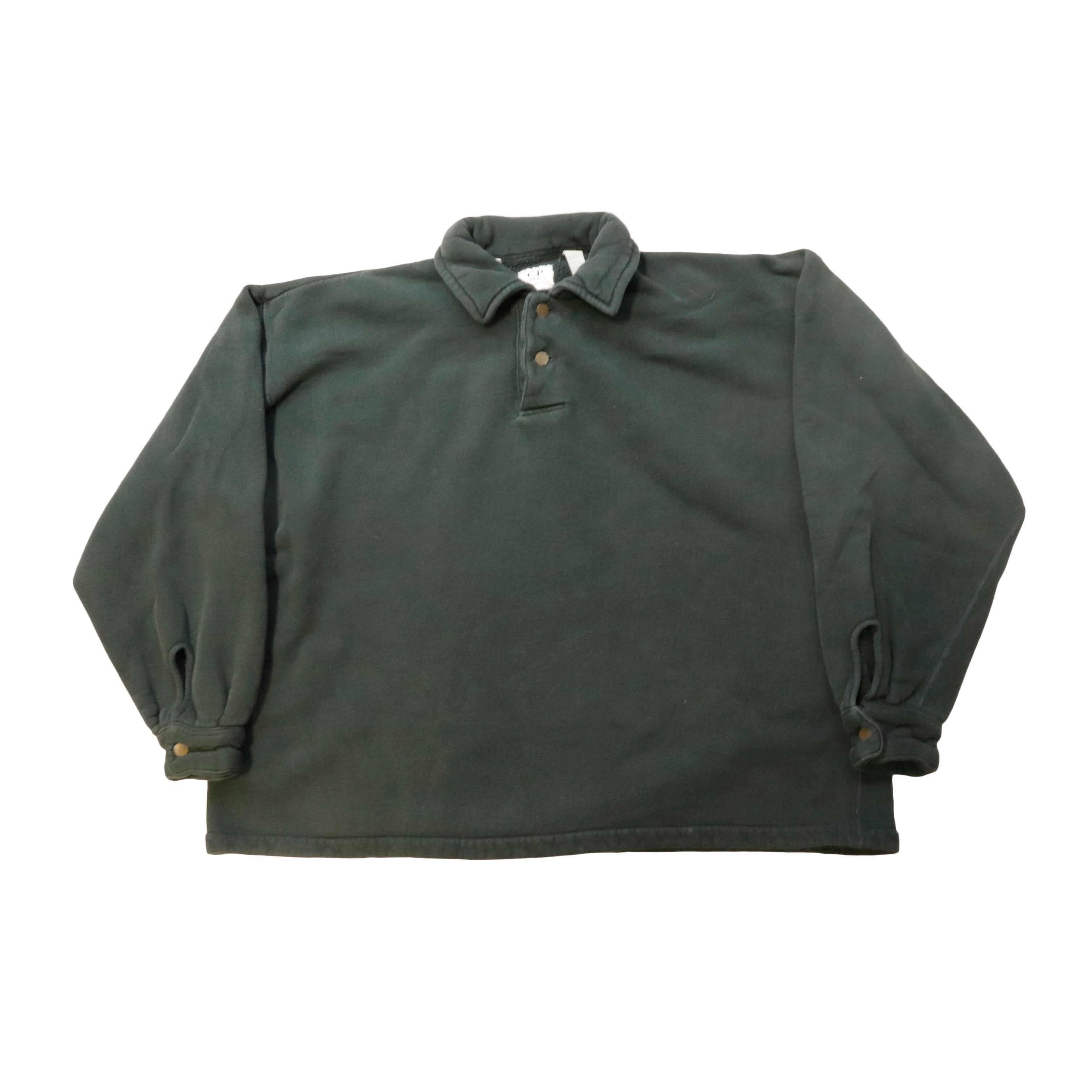 Vintage C.P. Company Button Placket Sweatshirt Size L Stone Island