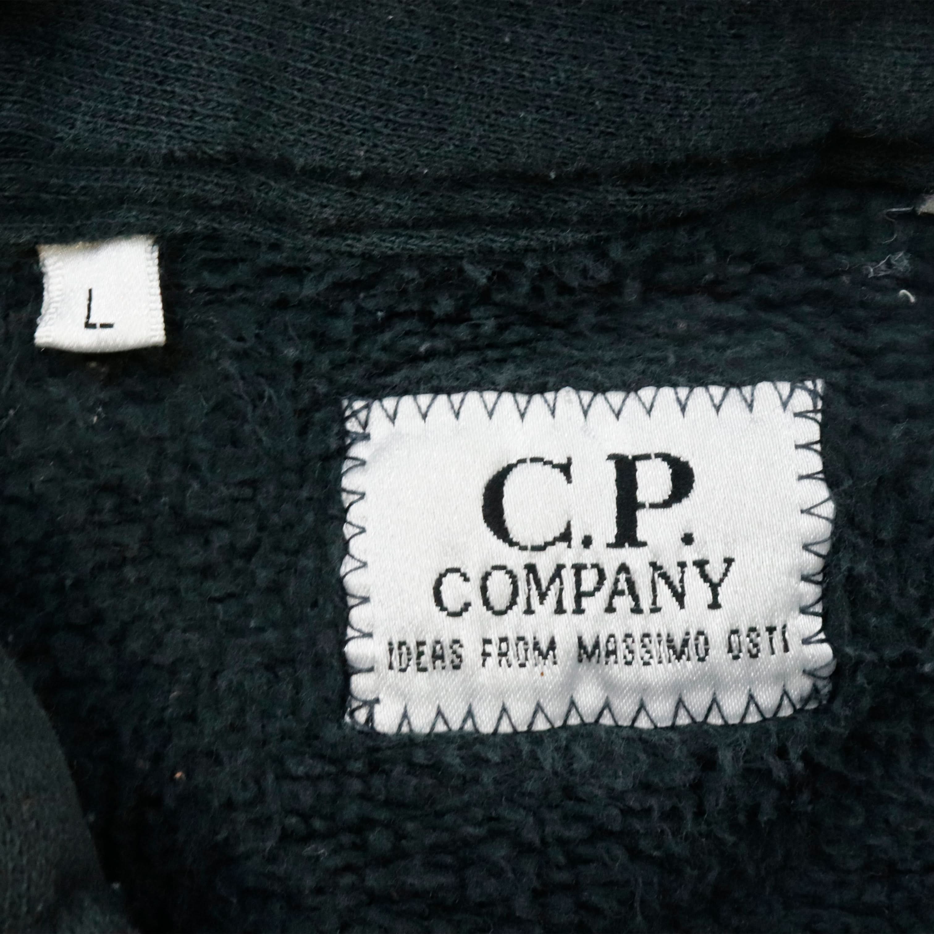 Vintage C.P. Company Button Placket Sweatshirt Size L Stone Island