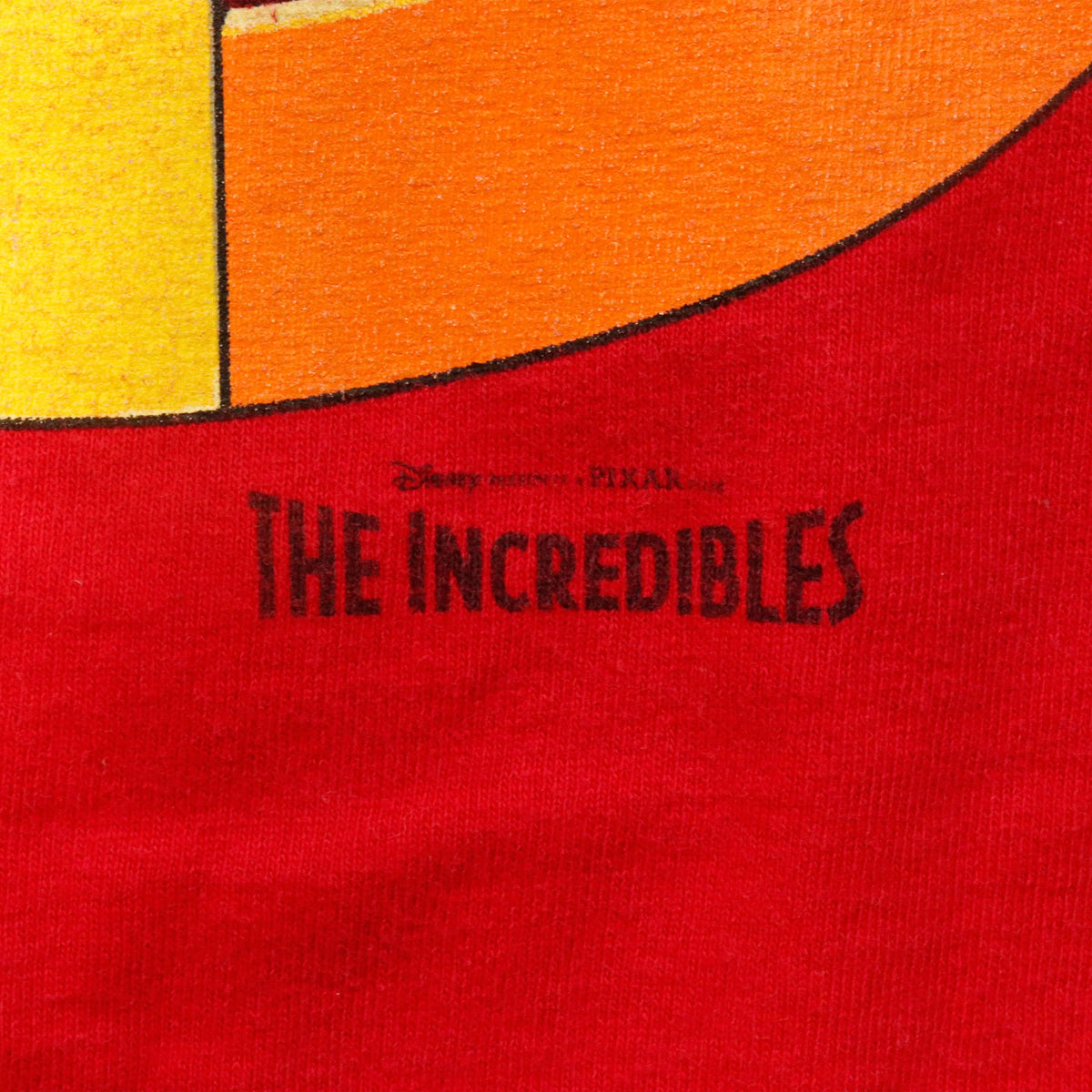 Vintage Disney Store The Incredibles Logo Ringer T-Shirt Size L