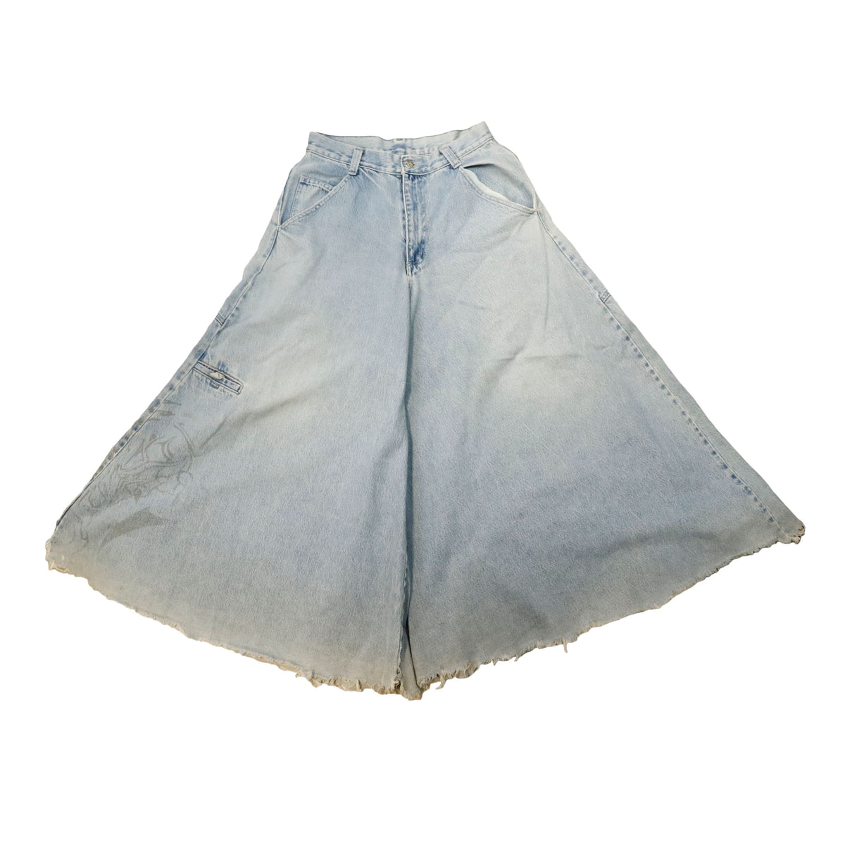 Vintage 90s Menace Huge Baggy Denim Jeans Size 34 Jnco Style 