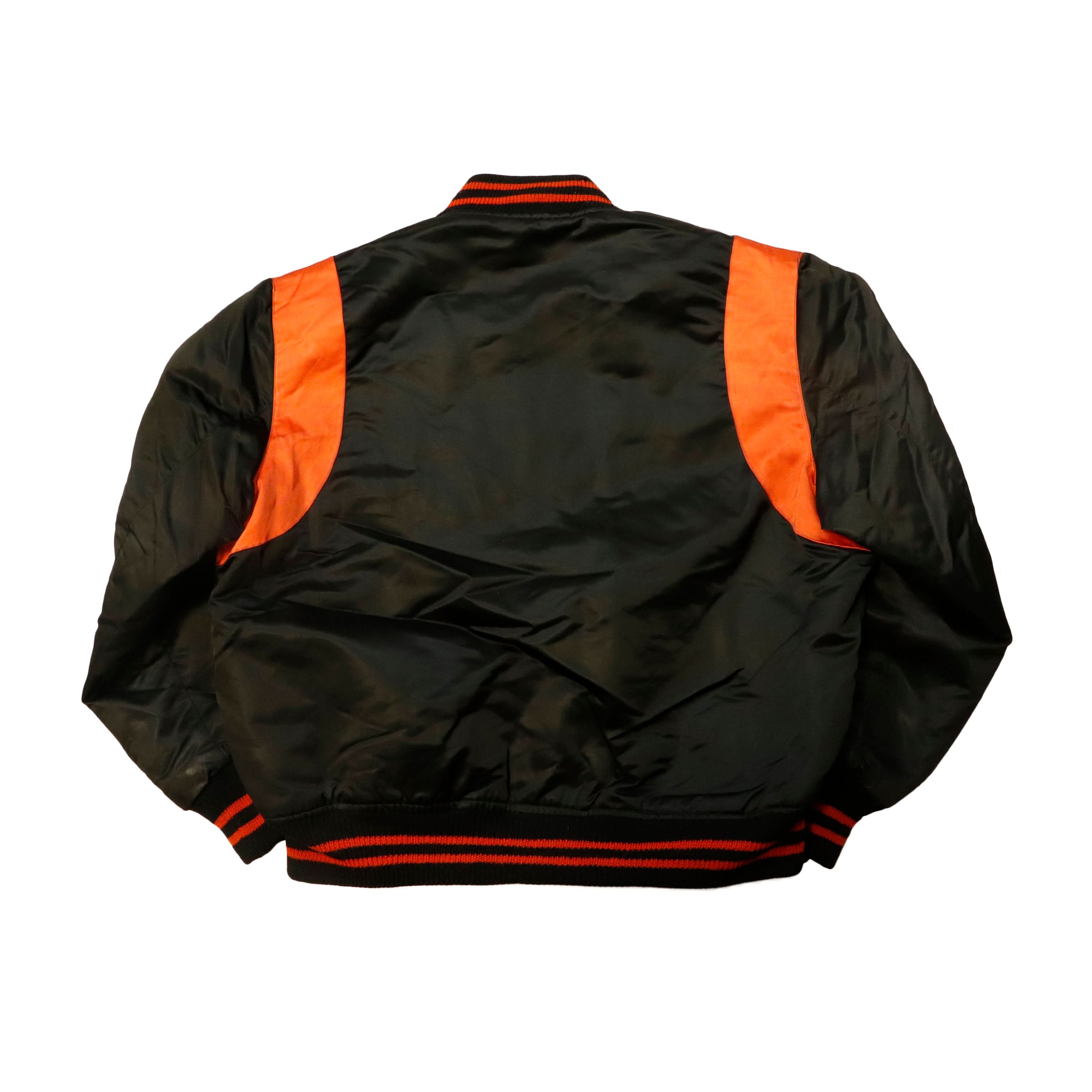 Vintage Game Worn Dugout Baltimore Orioles Satin Bomber Jacket
