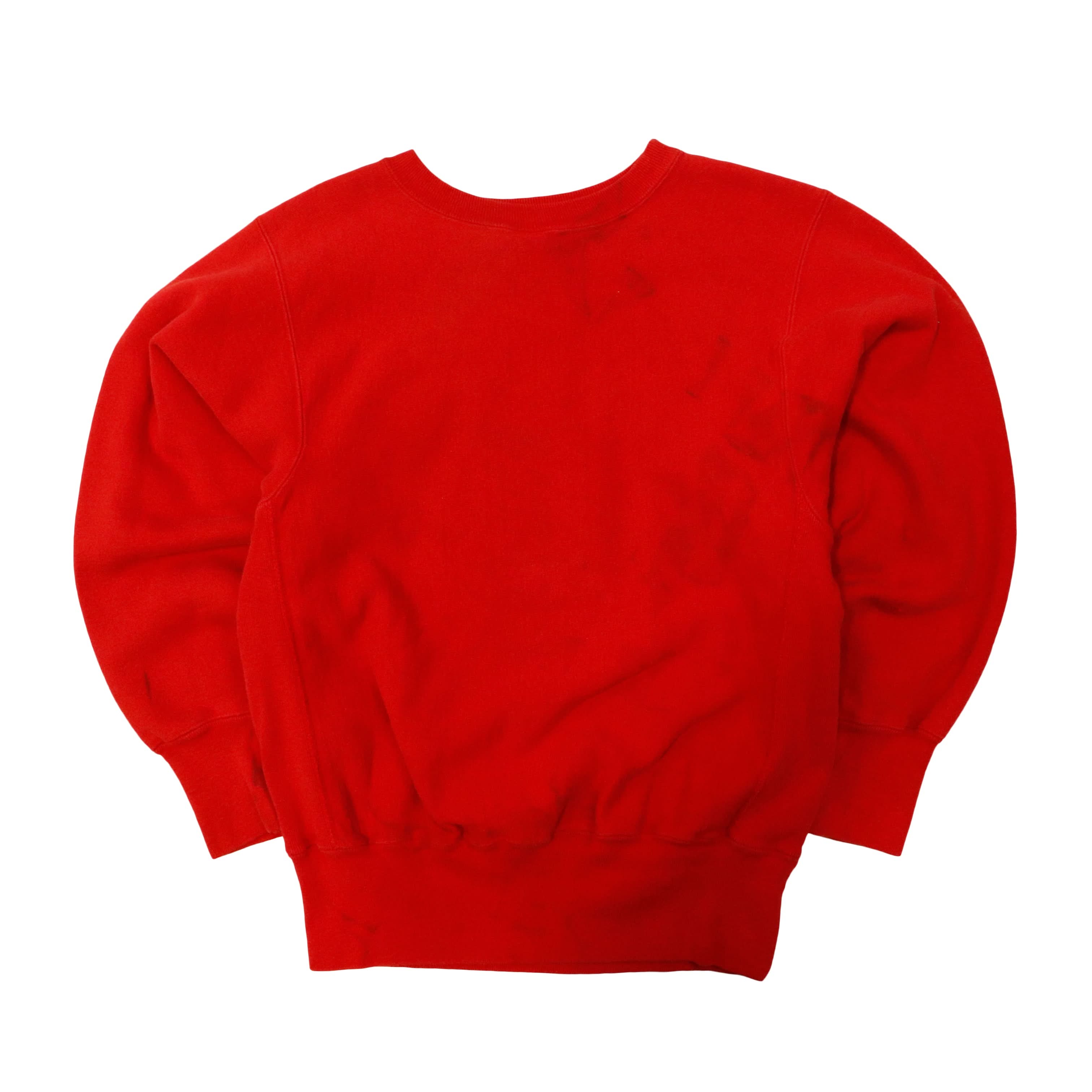 Vintage Champion Wisconsin Embroidered Crewneck Sweatshirt Size M