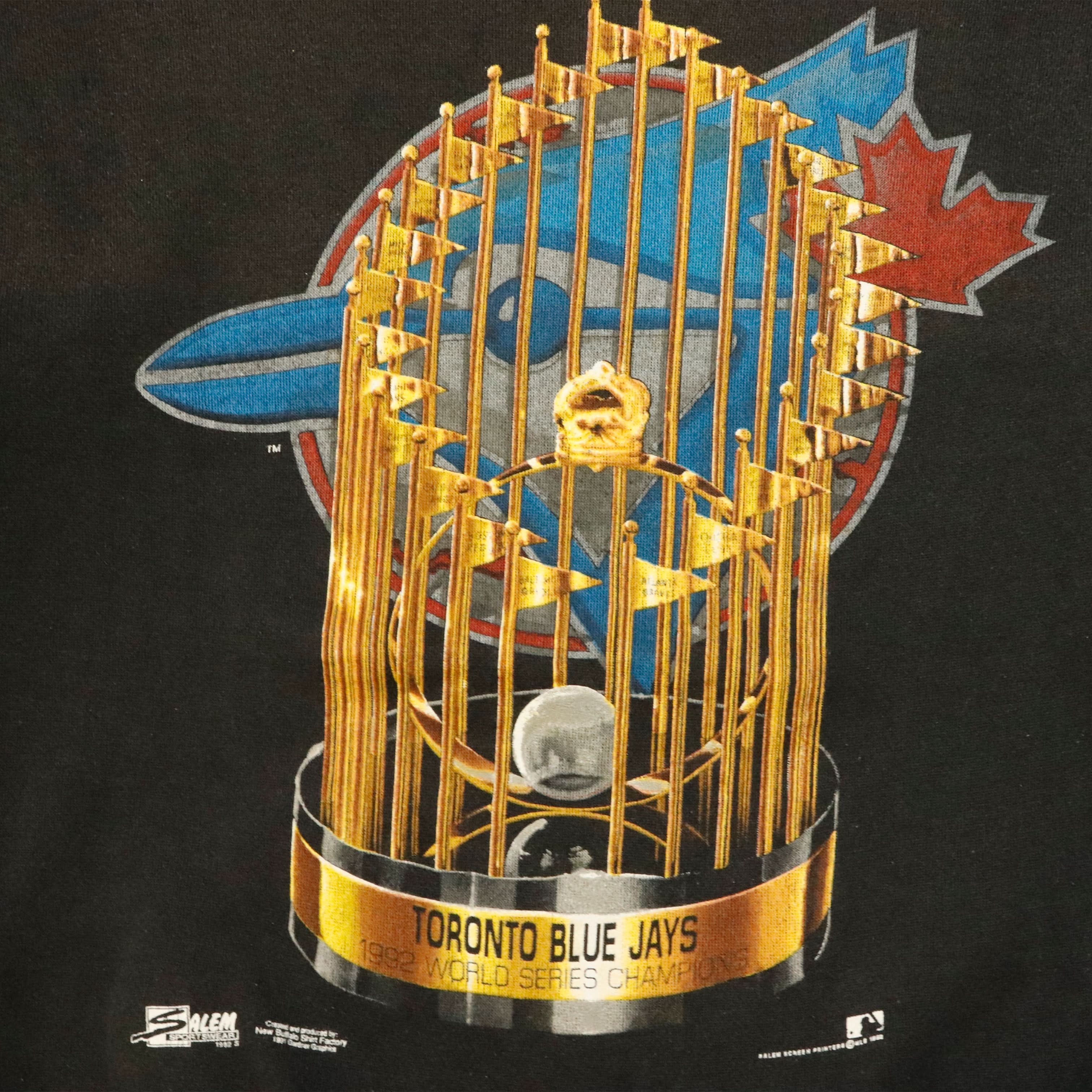 Vintage 1992 Salem Toronto Blue Jays 1992 World Series graphic sweatshirt Size M