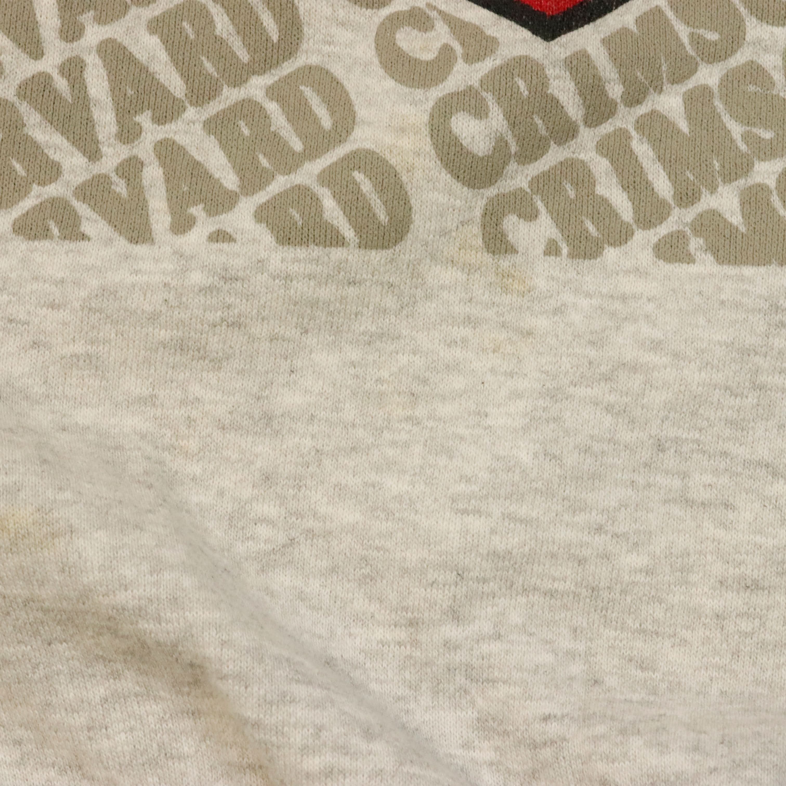 Vintage Harvard Veritas Crest Crewneck Sweatshirt Size XXL