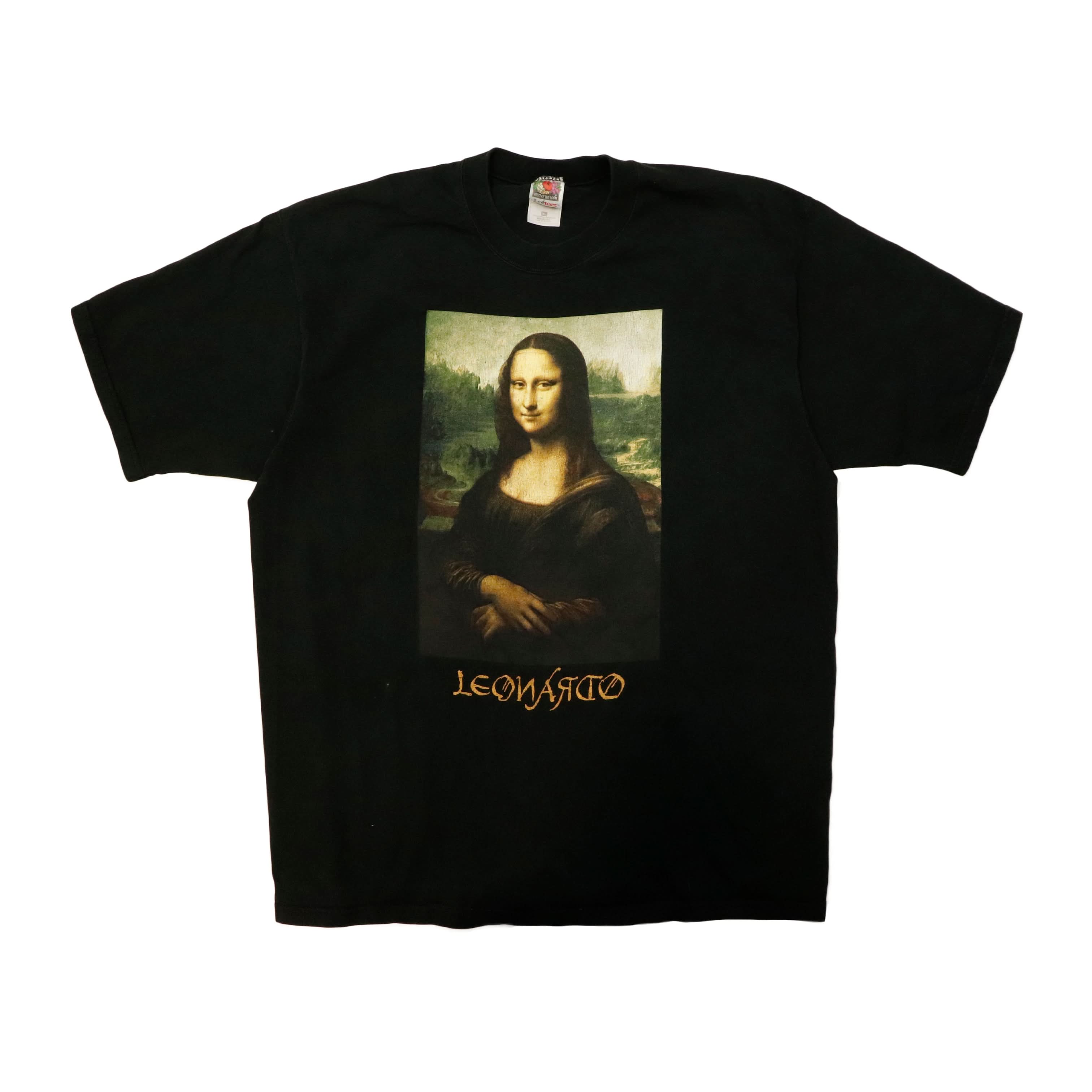 Vintage Art Leonardo DaVinci Graphic t-shirt Size XL 90s