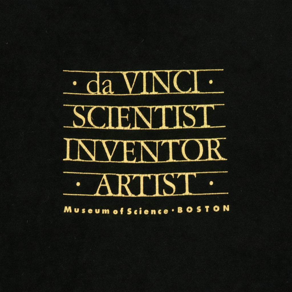 Vintage Art Leonardo DaVinci Graphic t-shirt Size XL 90s