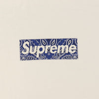 Vintage Supreme Blue Bandana Box Logo T-Shirt Size L – FAIF.COM