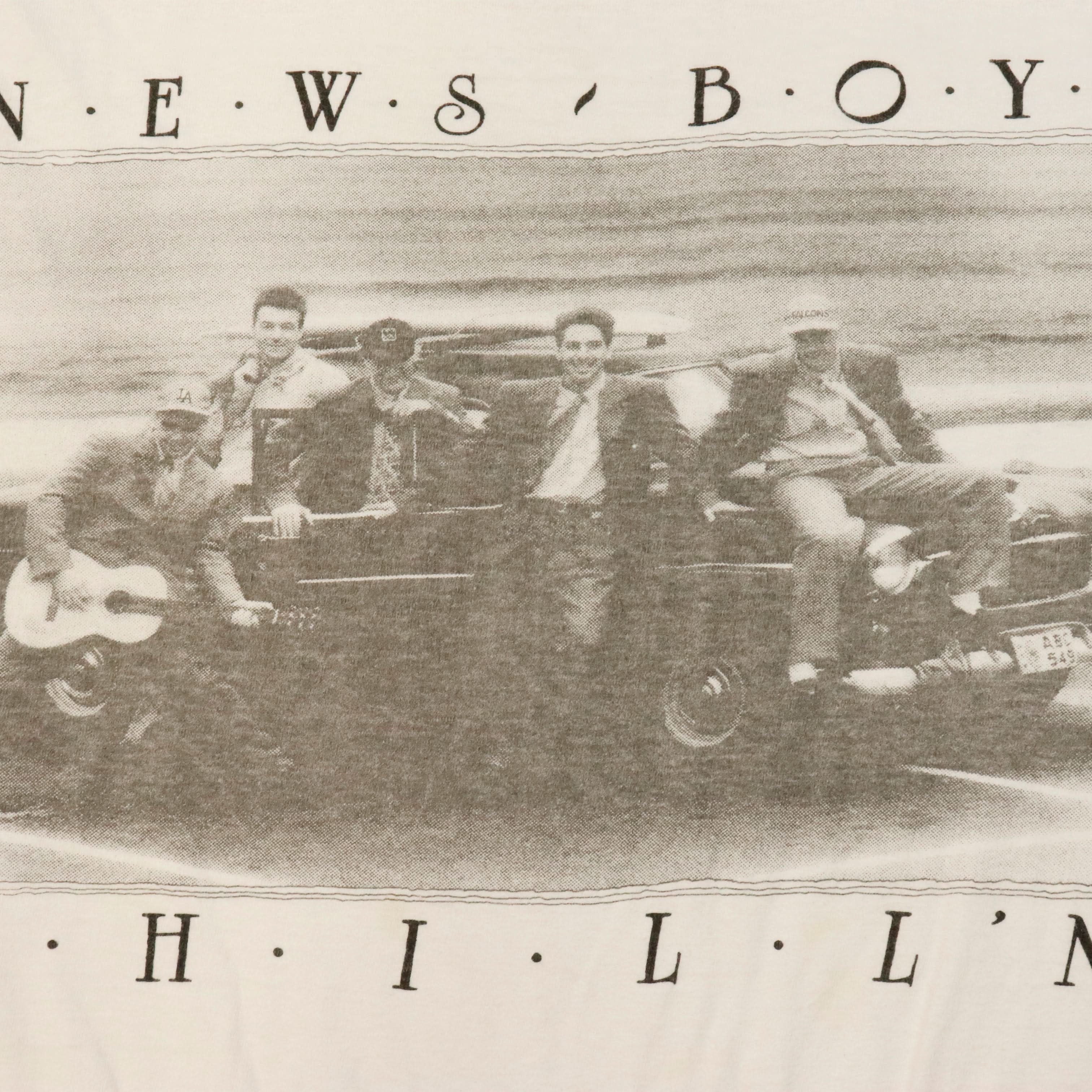 Vintage Newsboys Graphic 90s T-Shirt Size XL Band Rock
