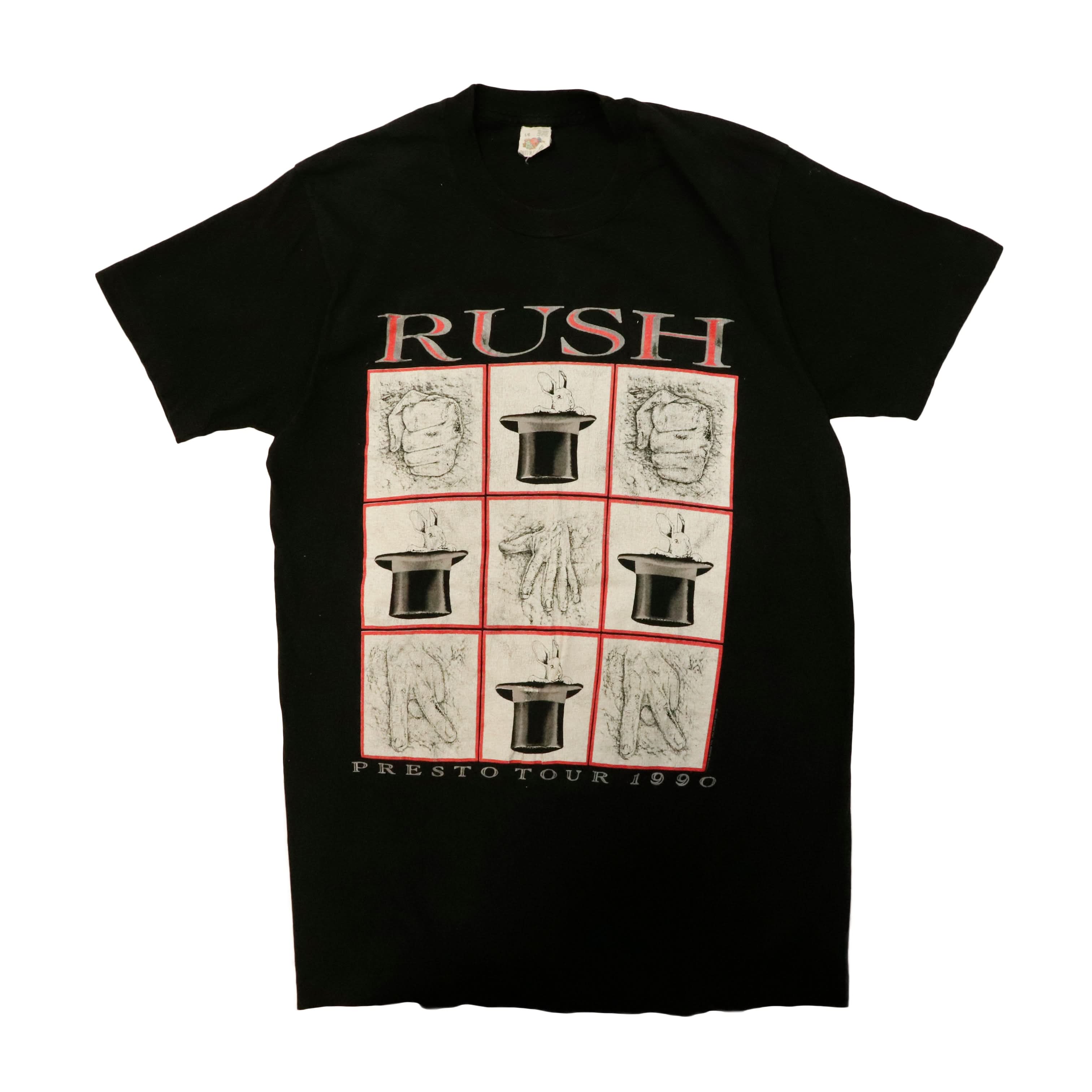 Vintage Rush Presto Tour 1990 Graphic T-Shirt Size L Rare