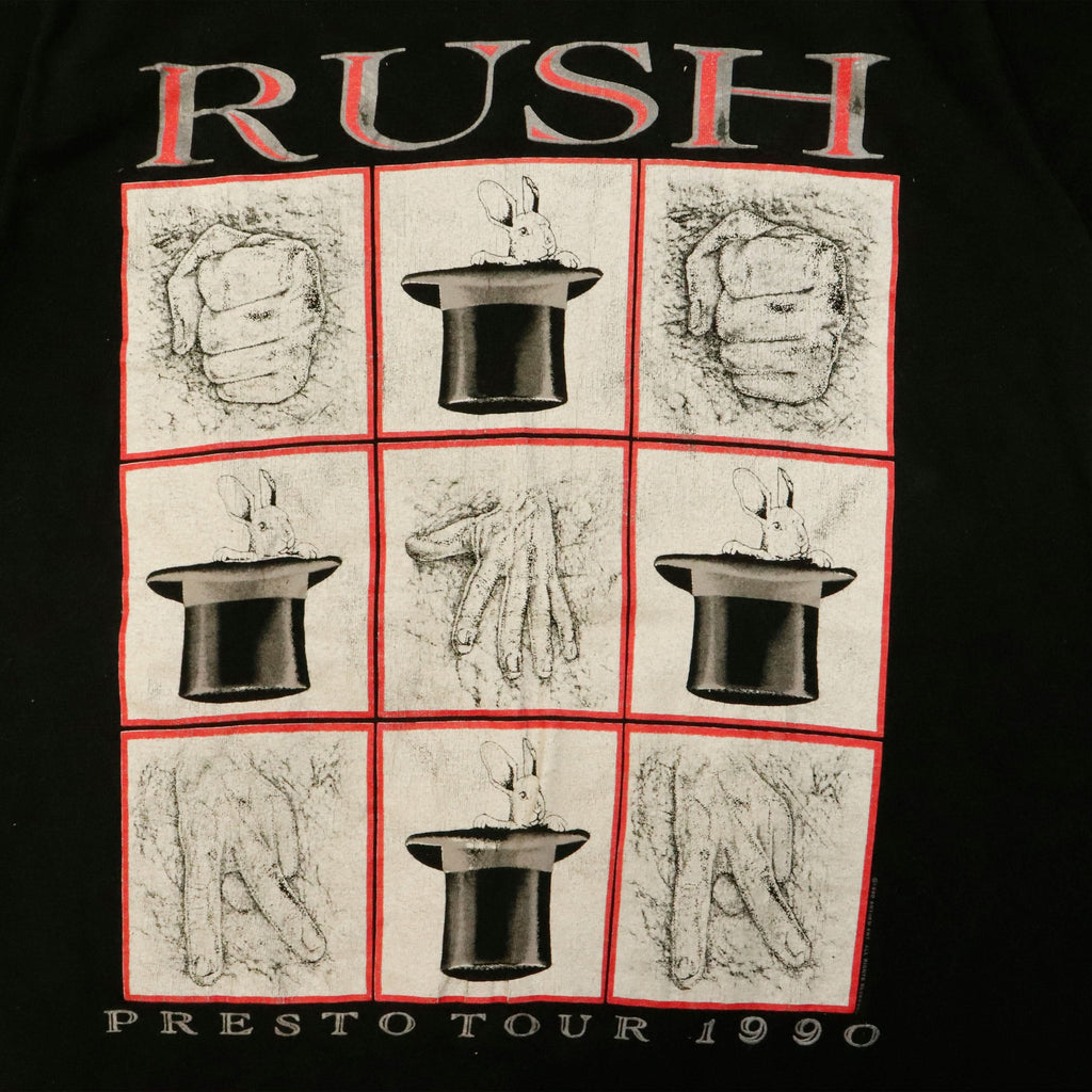 Vintage Rush Presto Tour 1990 Graphic T-Shirt Size L Rare