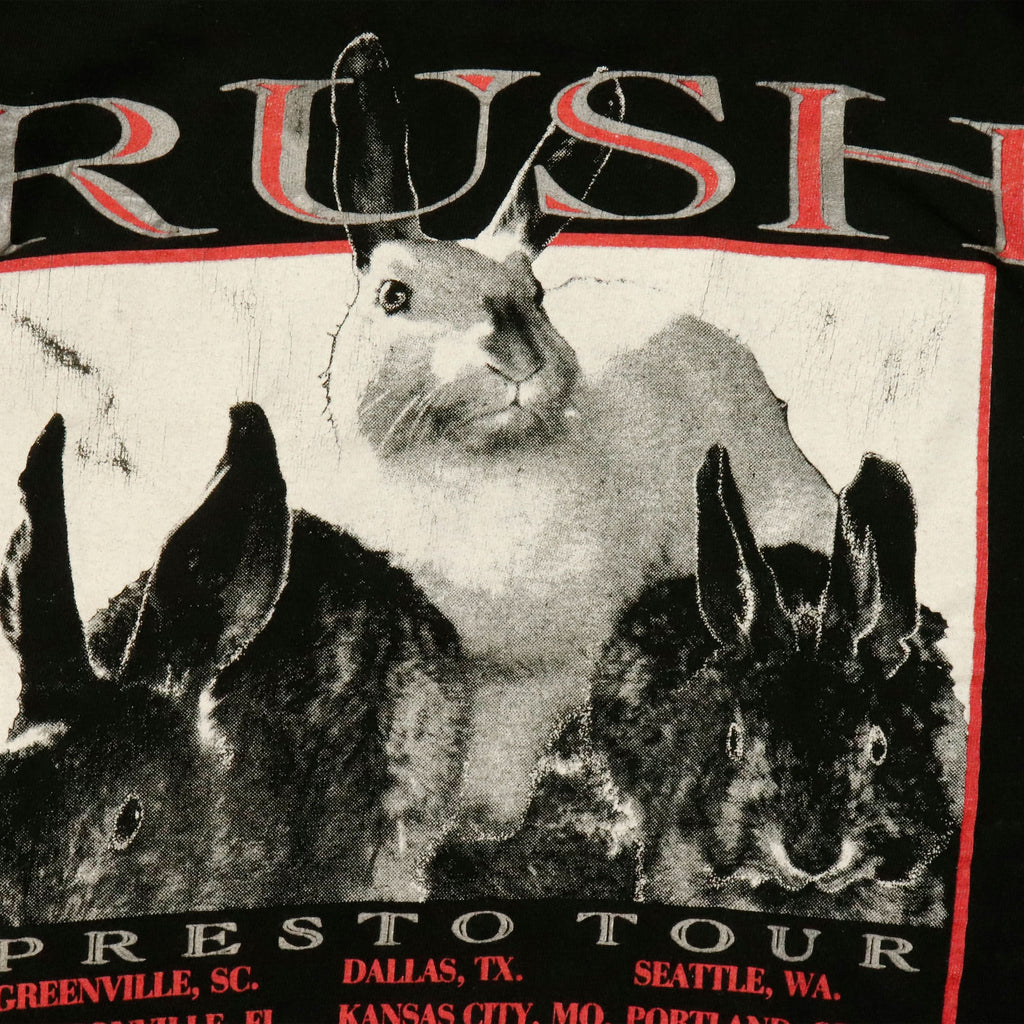 Vintage Rush Presto Tour 1990 Graphic T-Shirt Size L Rare