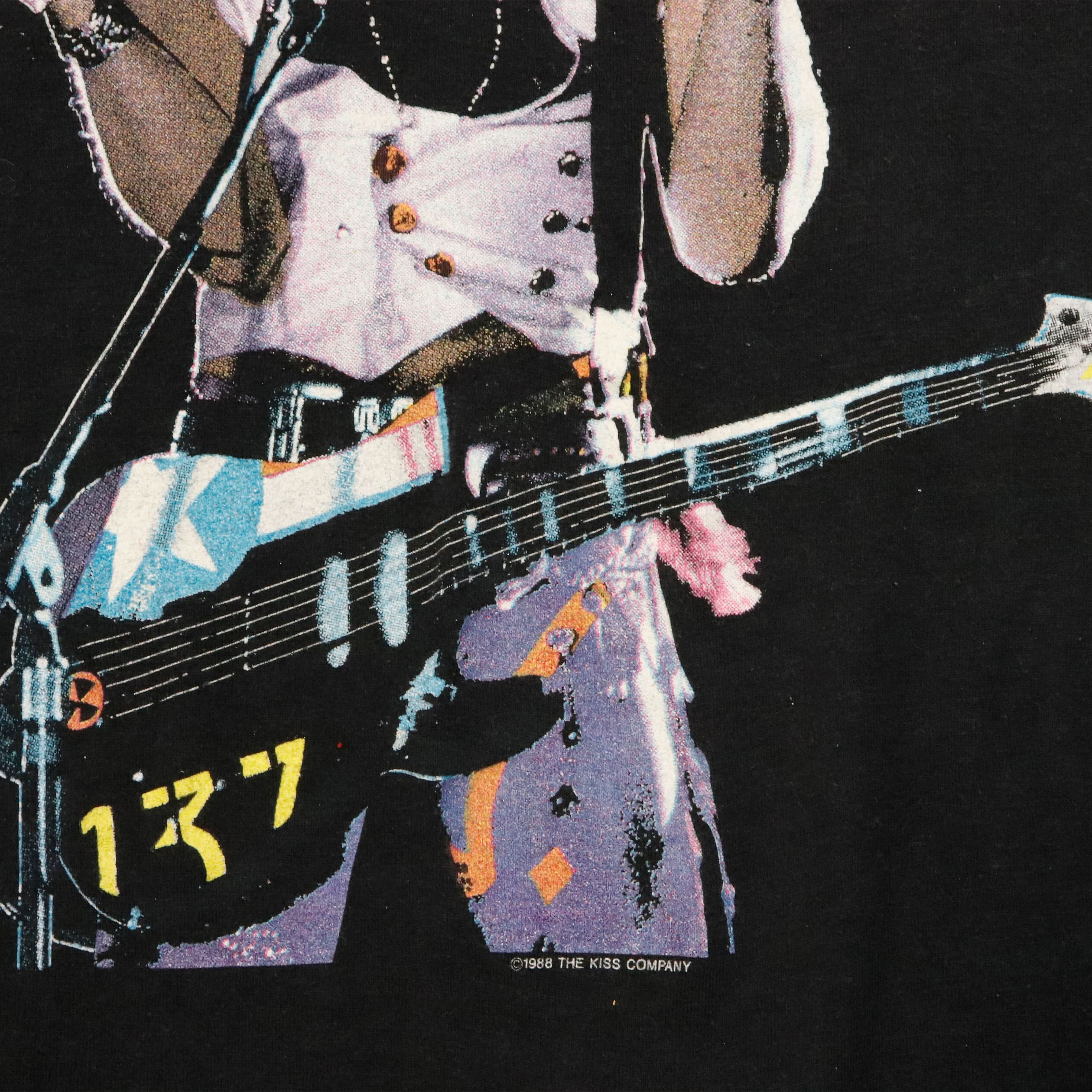 Vintage Kiss 1988 Screen Stars Graphic T-Shirt Size L