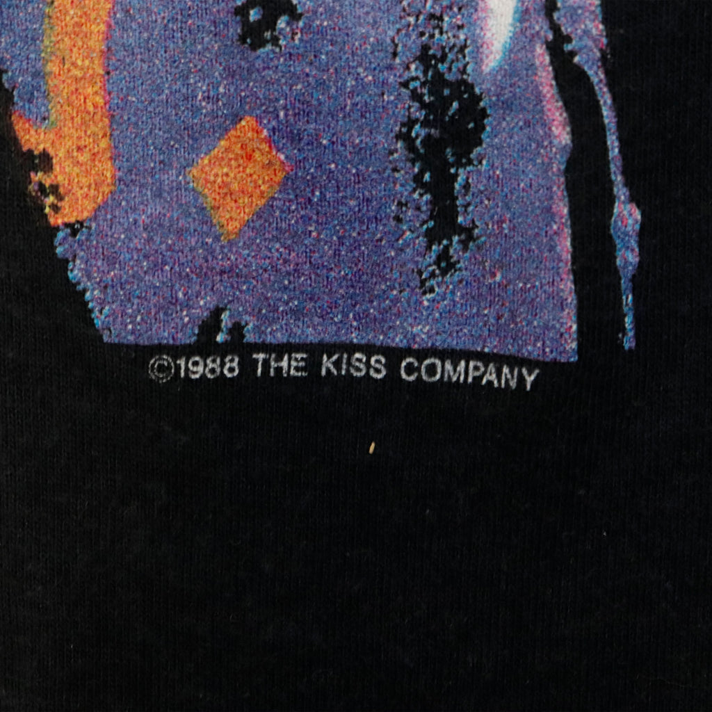 Vintage Kiss 1988 Screen Stars Graphic T-Shirt Size L