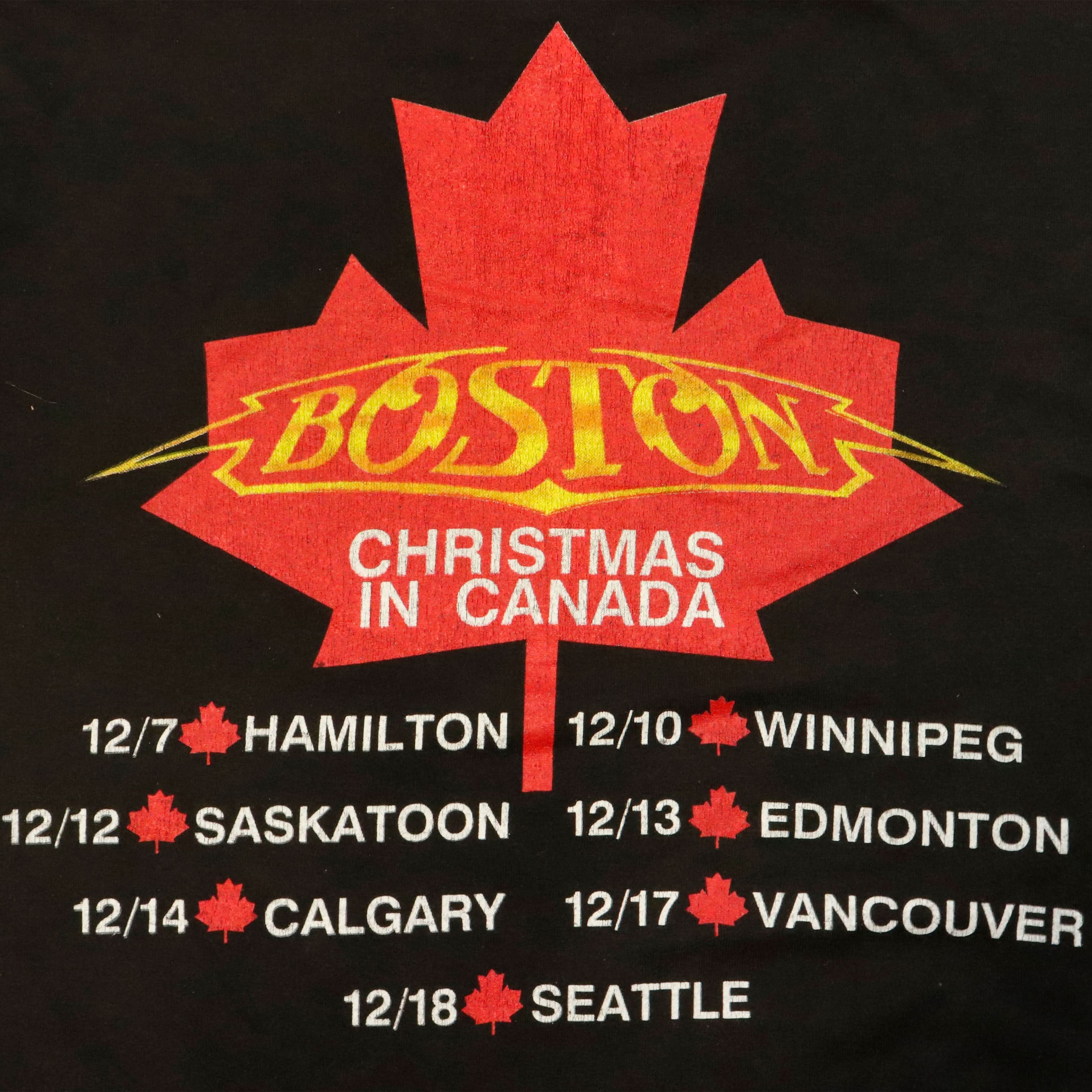Vintage 1986 Boston Third Stage Tour Graphic T-Shirt Size M