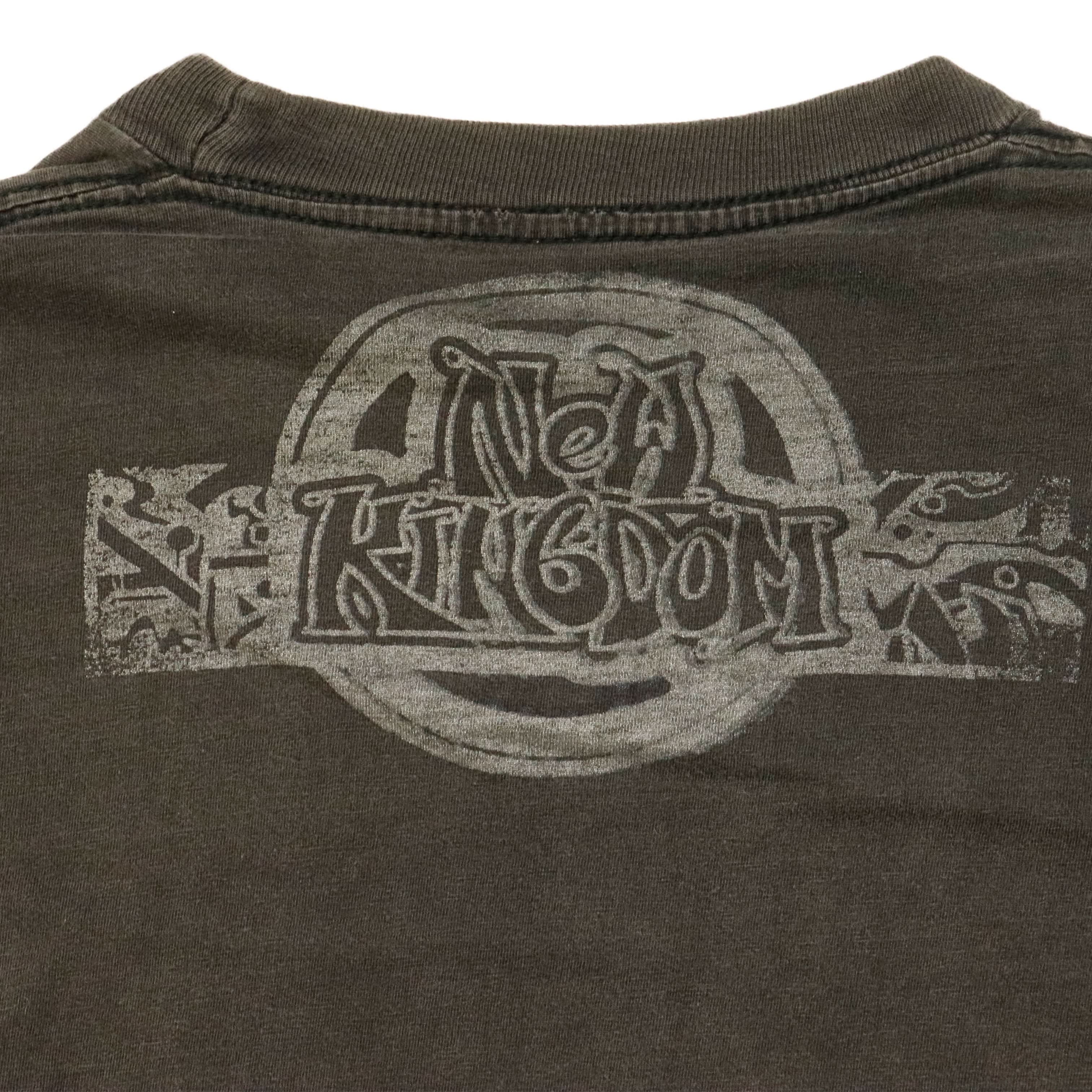 Vintage 90s New Kingdom Band Funk Tour Concert Graphic Long Sleeve Shirt Size N/A
