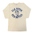 Vintage 70s Elk River Red Devils #25 graphic football Tshirt Size M