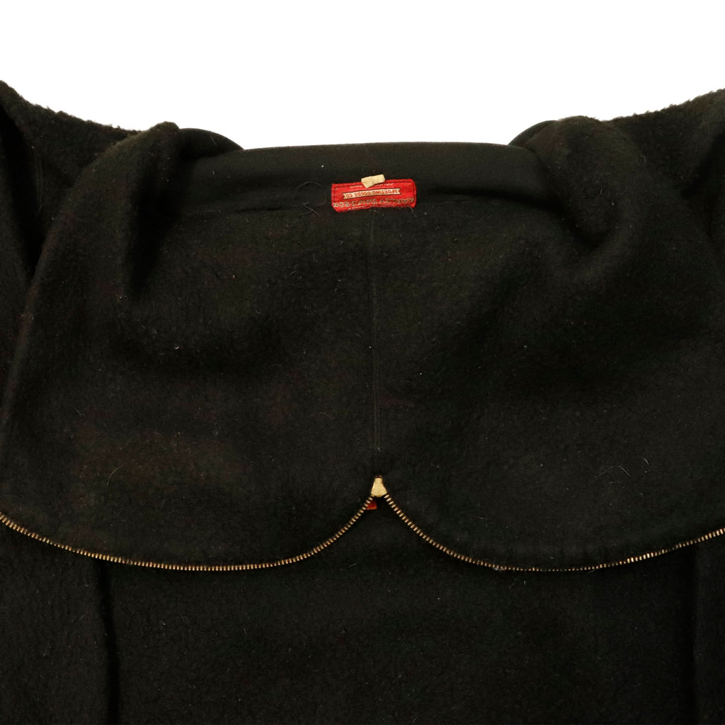 Vintage Harley Davidson 40s 50s Fleece Varsity Warm Up Sweater Jacket Varsity Letterman