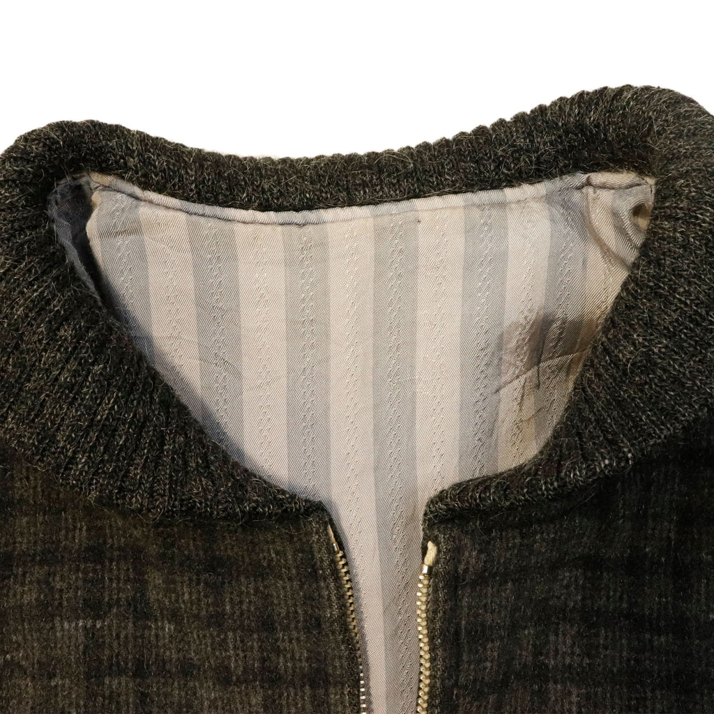 Vintage Whit Snow 50s Car Club Plaid Zip-Up Jacket Size L