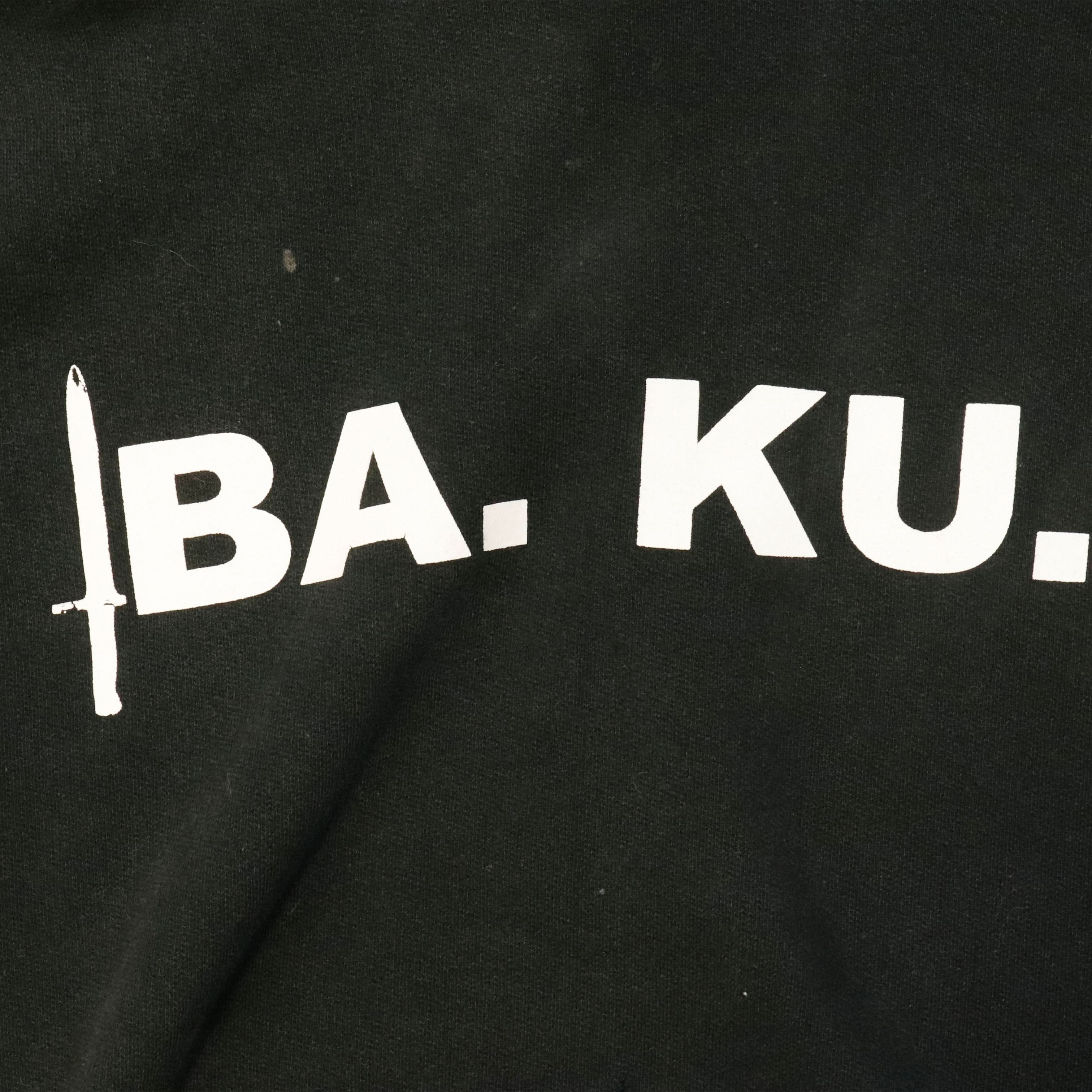 Vintage Skull Skates Ba Ku Barrier Cult Graphic Hoodie Size L