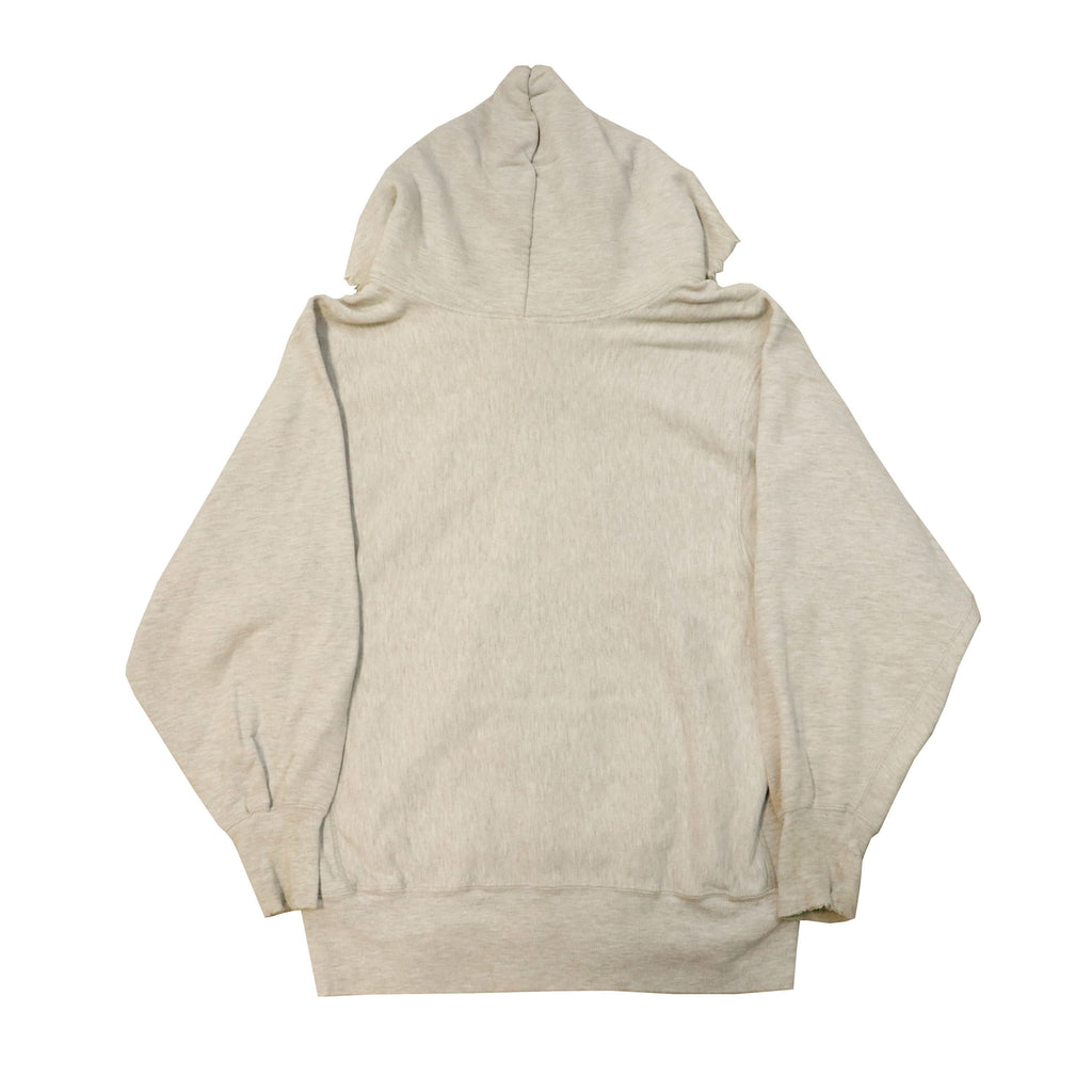 Vintage 90s Champion Wisconsin Reverse Weave Hoodie Size L Distressed