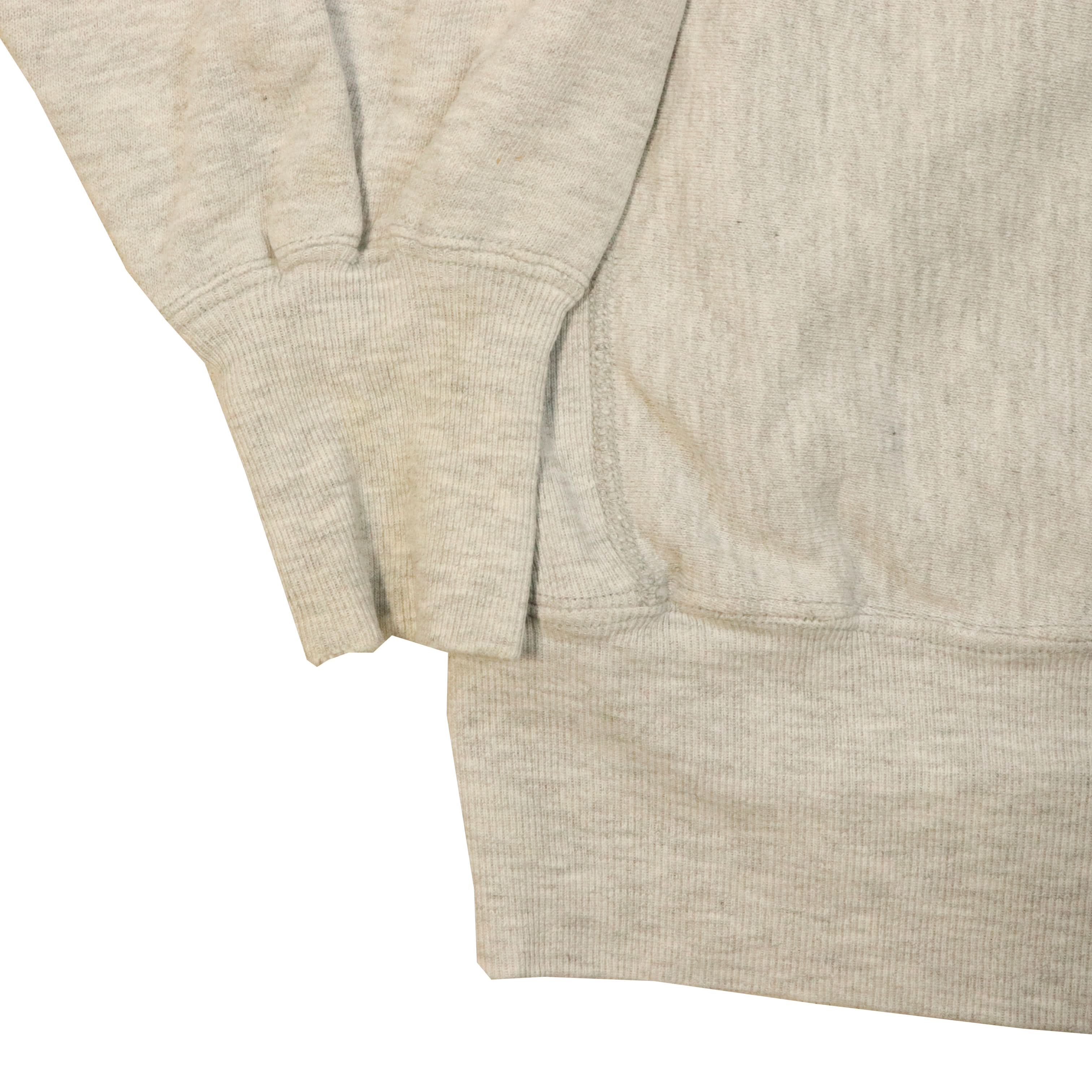 Vintage 90s Champion Wisconsin Reverse Weave Hoodie Size L Distressed