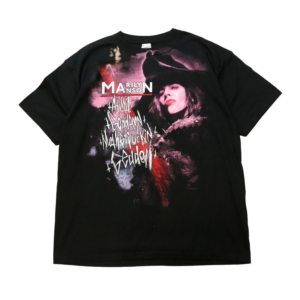 Vintage 2004 Anvil Marilyn Manson Graphic T-Shirt Size XXL – FAIF.COM