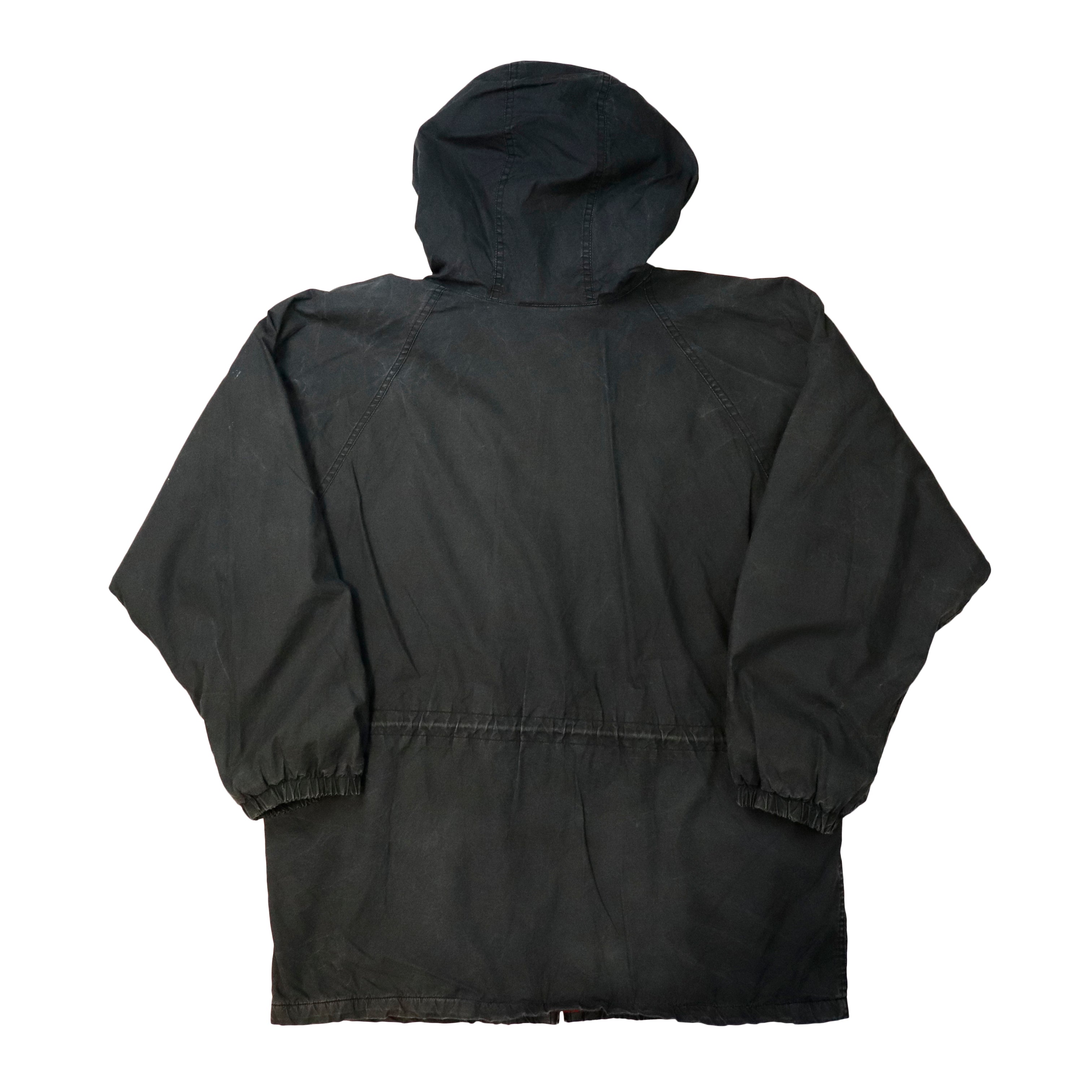 Vintage 90s Ralph Lauren Cookie Crest Patch Hooded Jacket Size L 