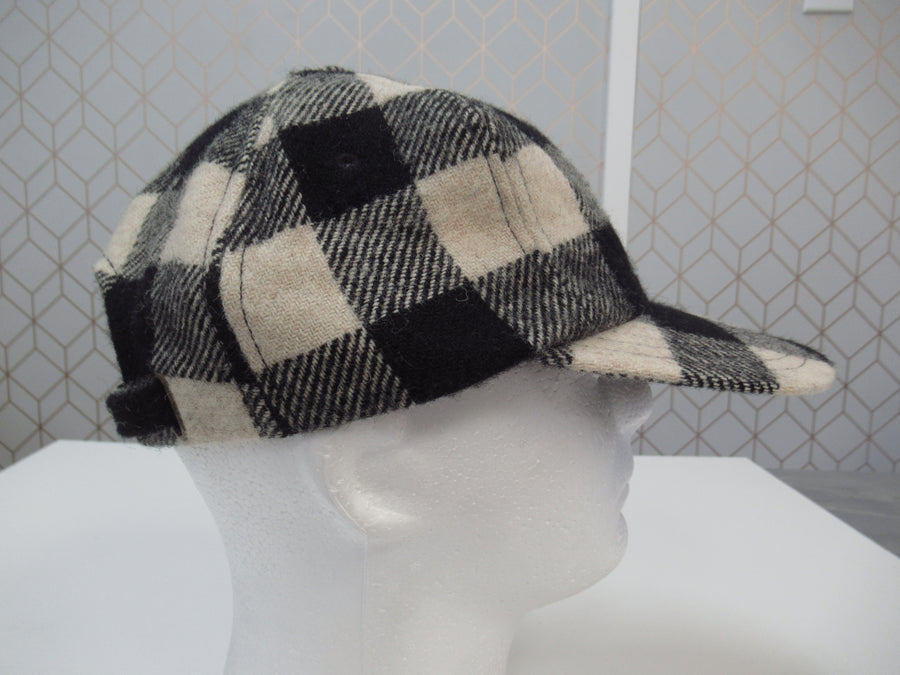 Vintage RRL Polo Double RL Wool Plaid Strapback Hat