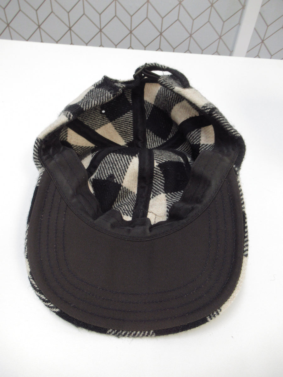 Vintage RRL Polo Double RL Wool Plaid Strapback Hat