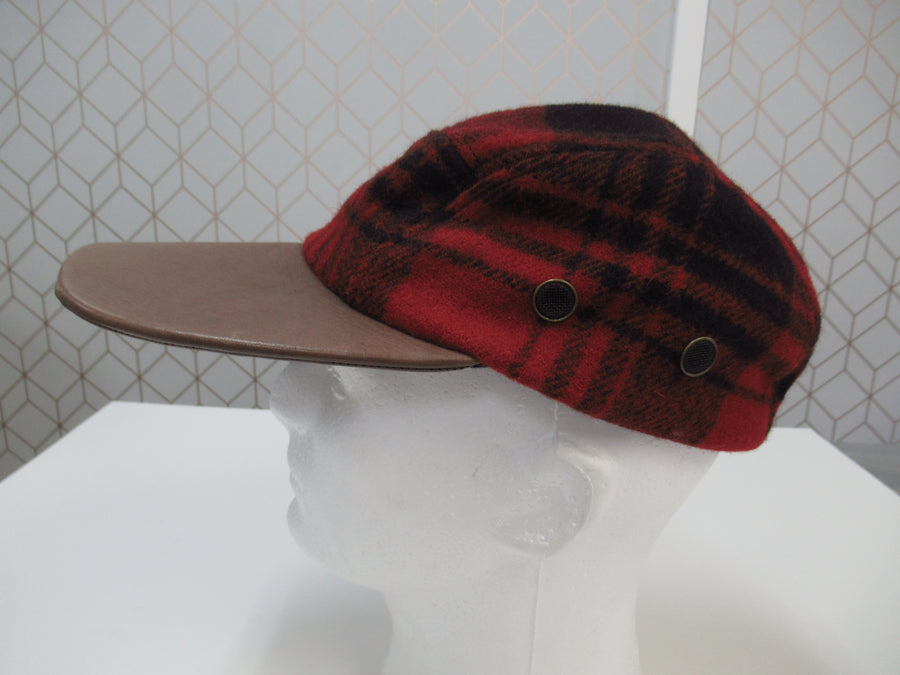 Vintage Polo Ralph Lauren Wool and Leather Strapback Hat