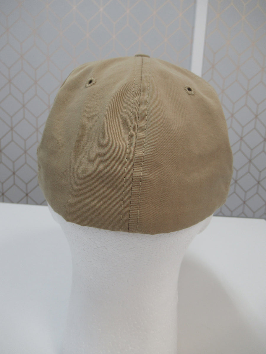 Vintage Polo Ralph Lauren Cotton and Leather Fitted Hat Sz L