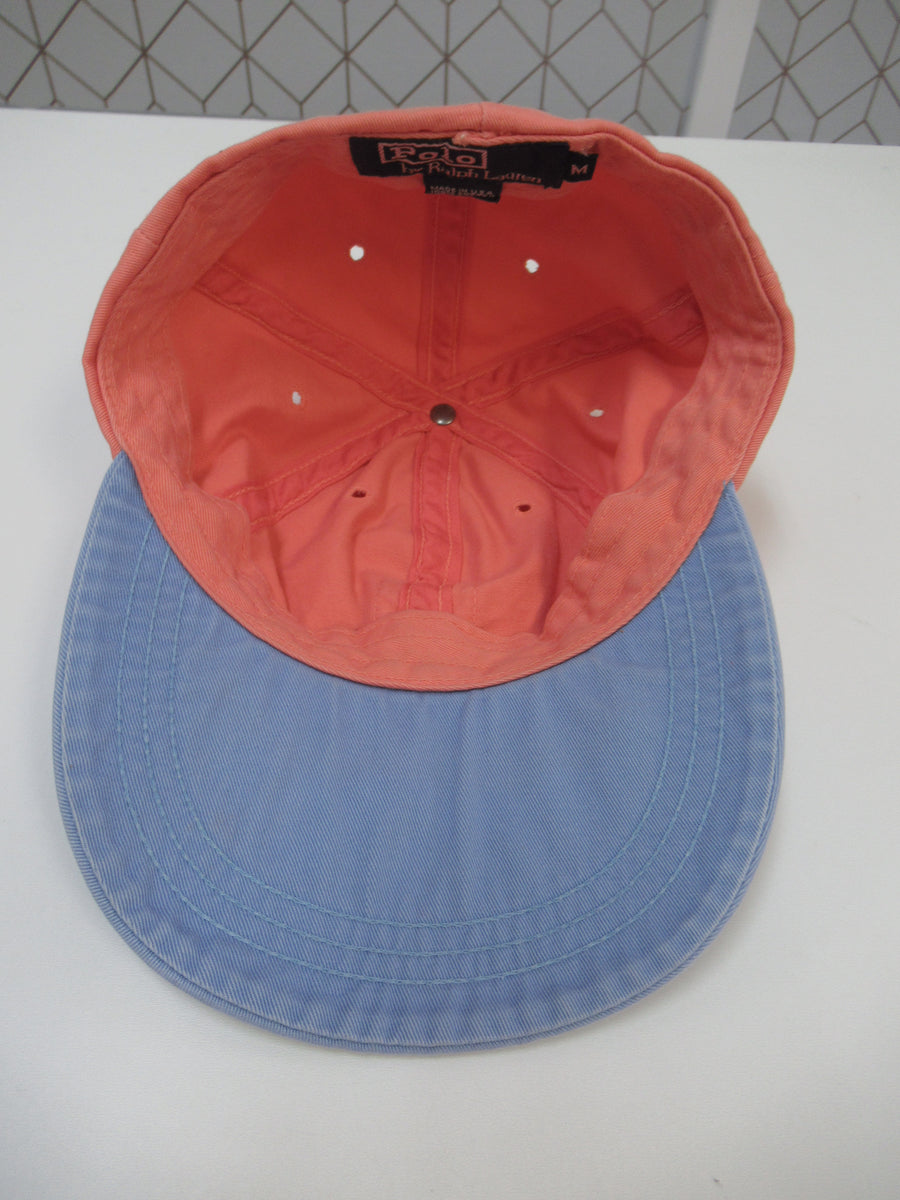 Vintage Polo Chino Pink and Blue Fitted Hat Sz M
