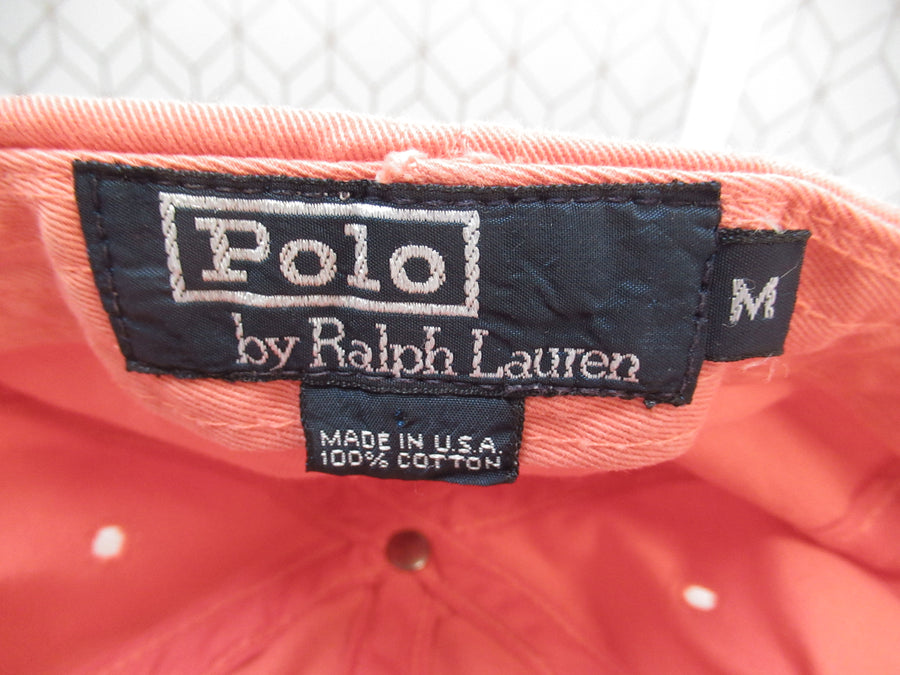 Vintage Polo Chino Pink and Blue Fitted Hat Sz M