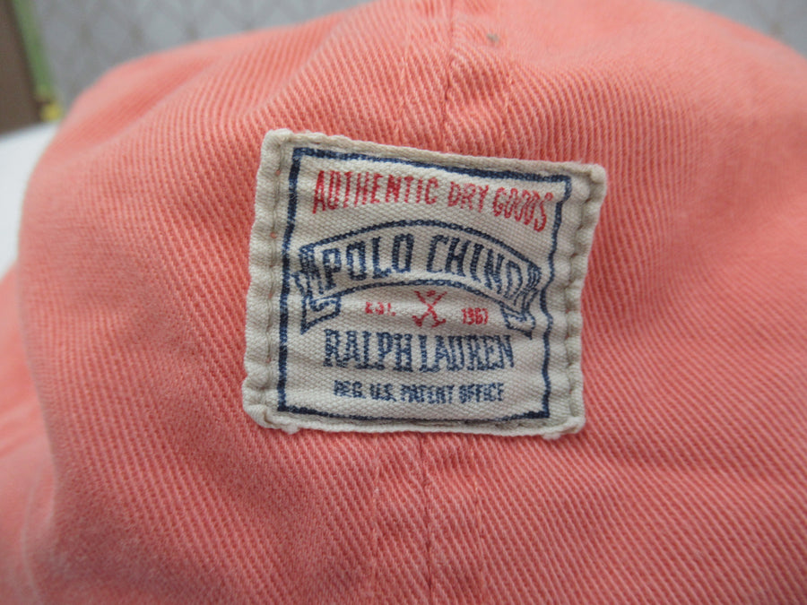 Vintage Polo Chino Pink and Blue Fitted Hat Sz M