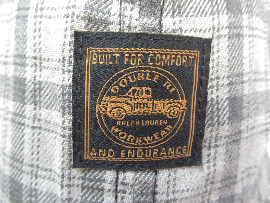 Vintage RRL Polo Double RL Workwear Plaid Pickup Truck Fitted Hat Sz L