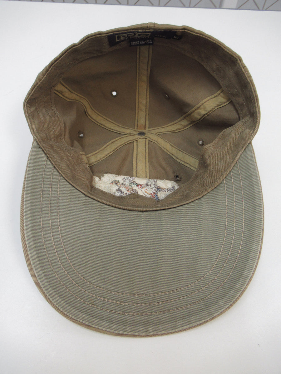 Vintage Polo Sportsman Khaki Ducks Fitted Hat Sz M