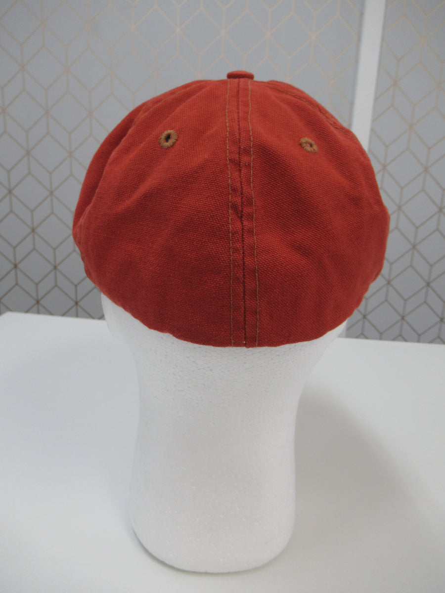 Vintage Polo Sportsman Orange Deer Head Fitted Hat Sz M