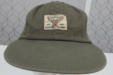 Vintage Polo Sportsman Deer Head Green Fitted Hat Sz L