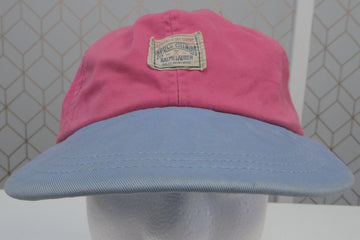 Vintage Polo Chino Pink and Blue Fitted Hat Sz M