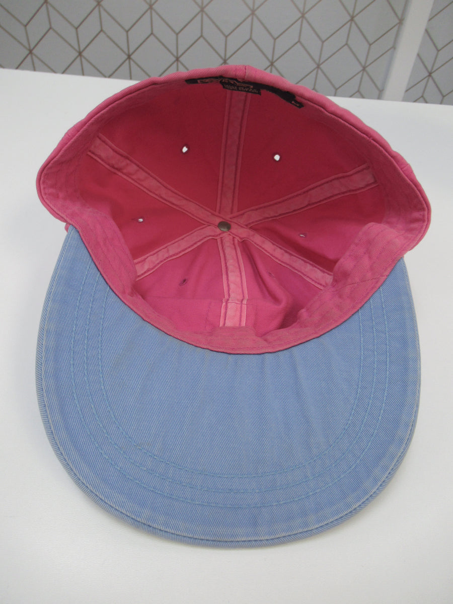 Vintage Polo Chino Pink and Blue Fitted Hat Sz M