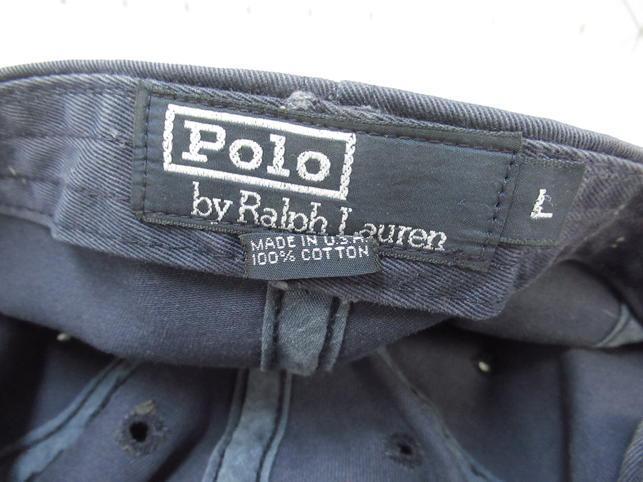 Vintage Polo Sport Blue Oars Fitted Hat Sz L