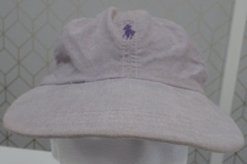 Vintage Polo Ralph Lauren Purple Chambray Fitted Hat Sz M