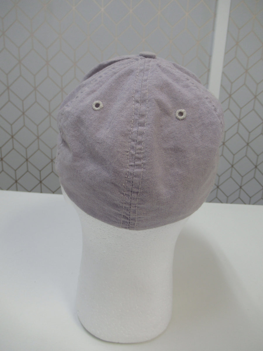 Vintage Polo Ralph Lauren Purple Chambray Fitted Hat Sz M