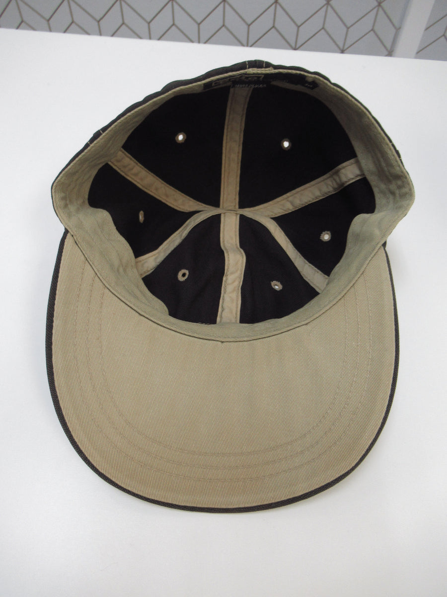 Vintage Polo Sportsman Black Deer Head Fitted Hat Sz M